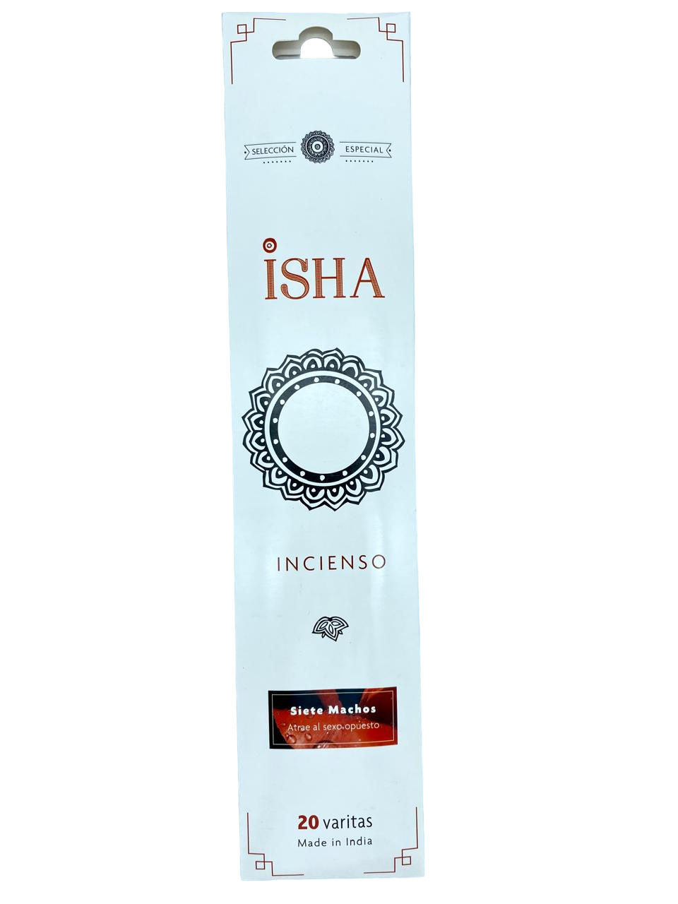 Incienso Isha de Siete Machos