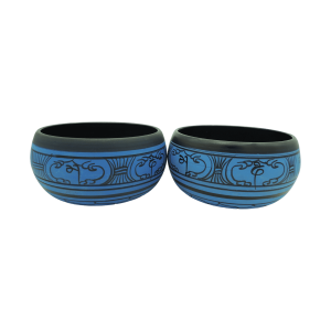 Tazón tibetano azul set de 2 pz