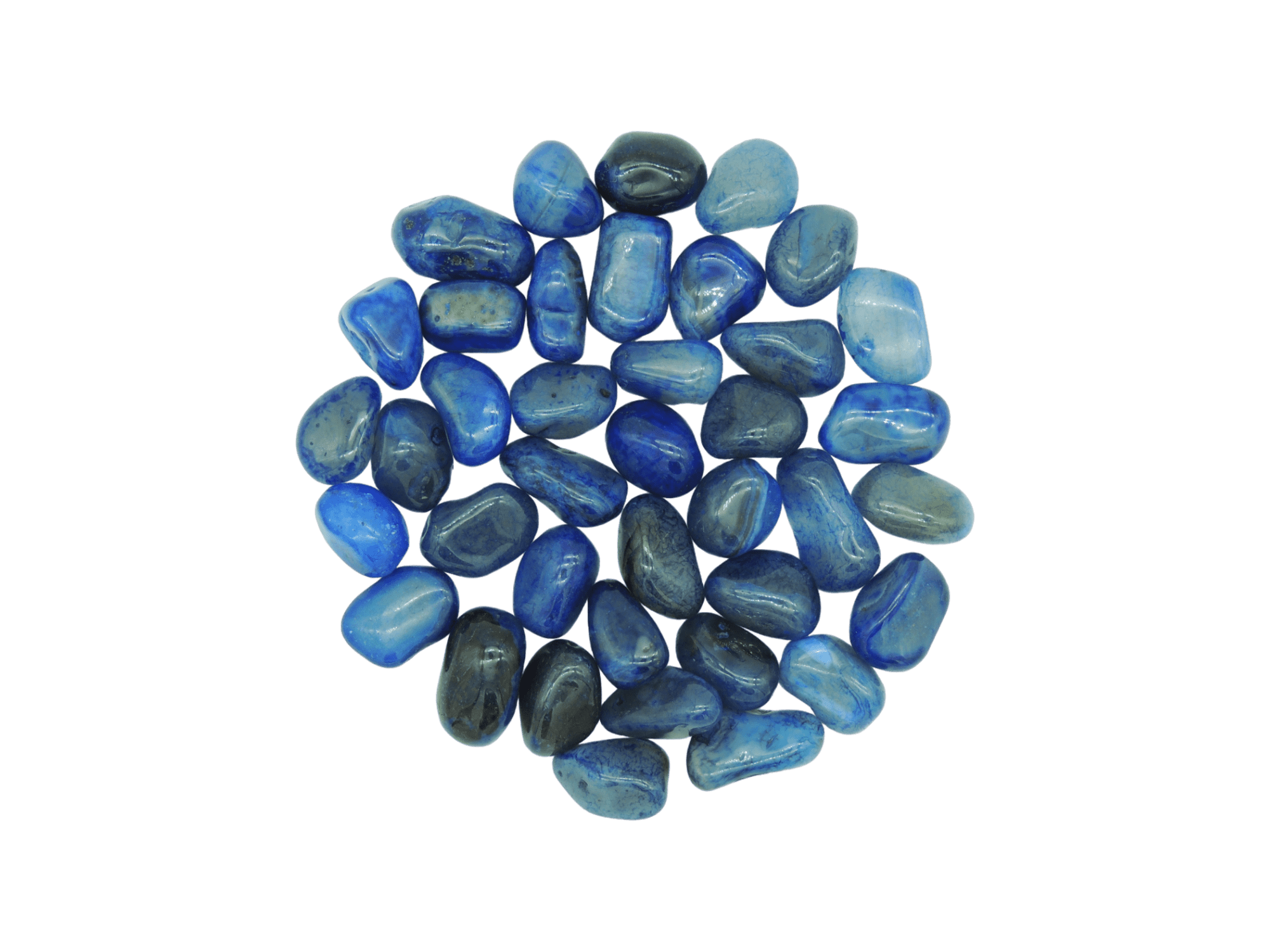 Ágata azul calidad "B" #3 de 2.5cm a 3cm