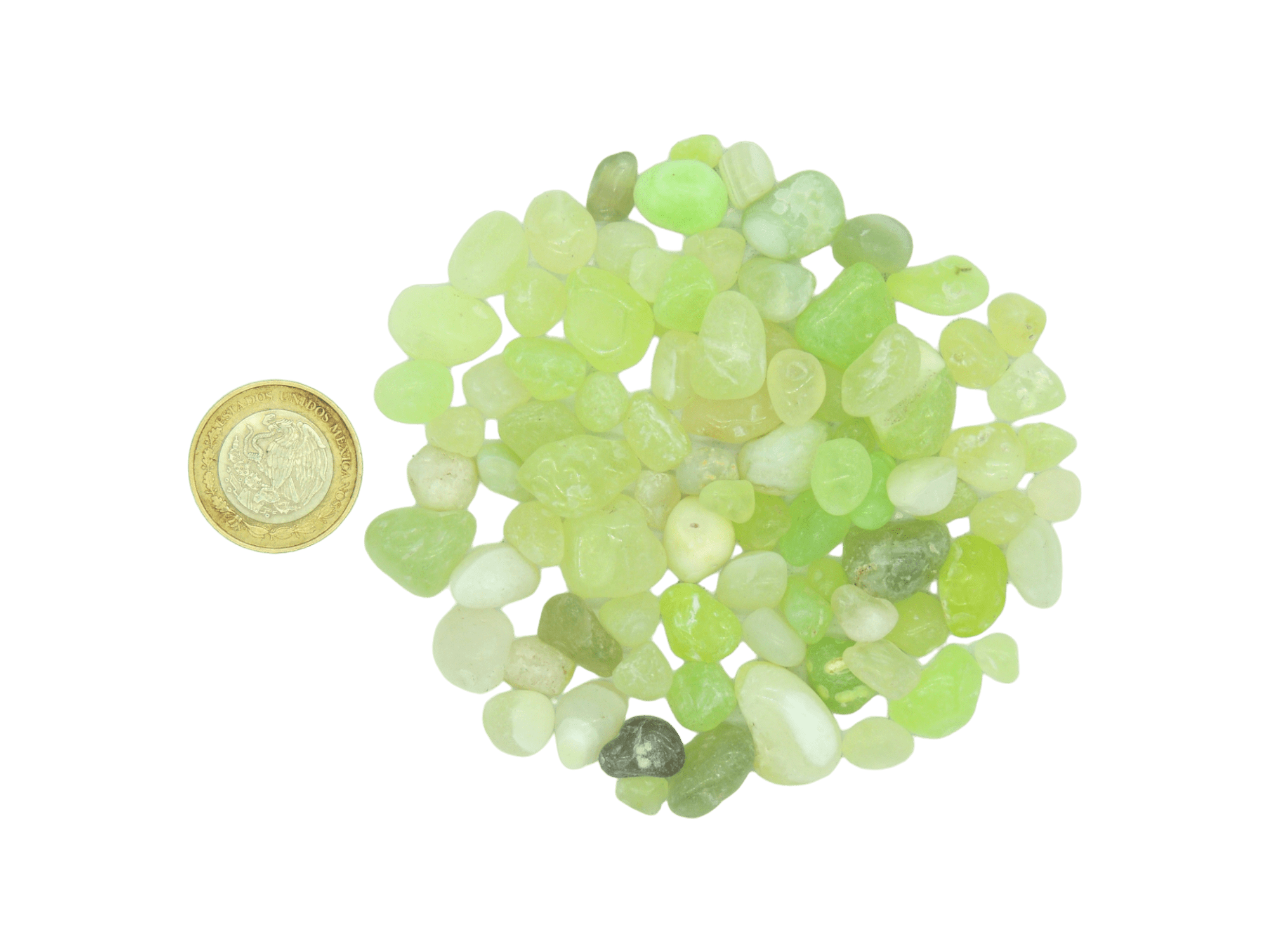 Ágata peridoto calidad "B" #1 de 1.5cm a 2cm - Imagen 2