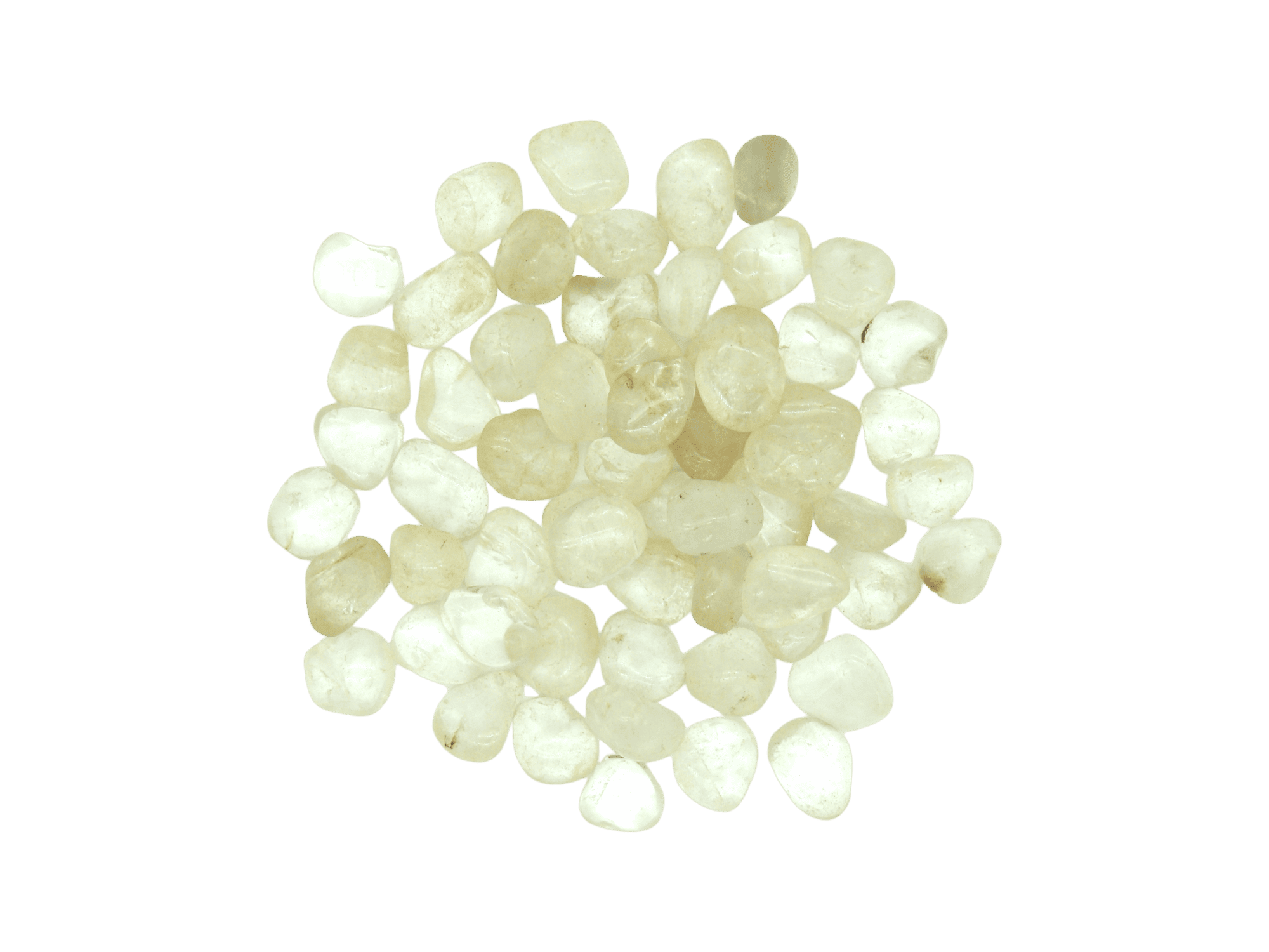 Cuarzo blanco/Cristal de roca calidad "B" #1 de 1.5cm a 2cm