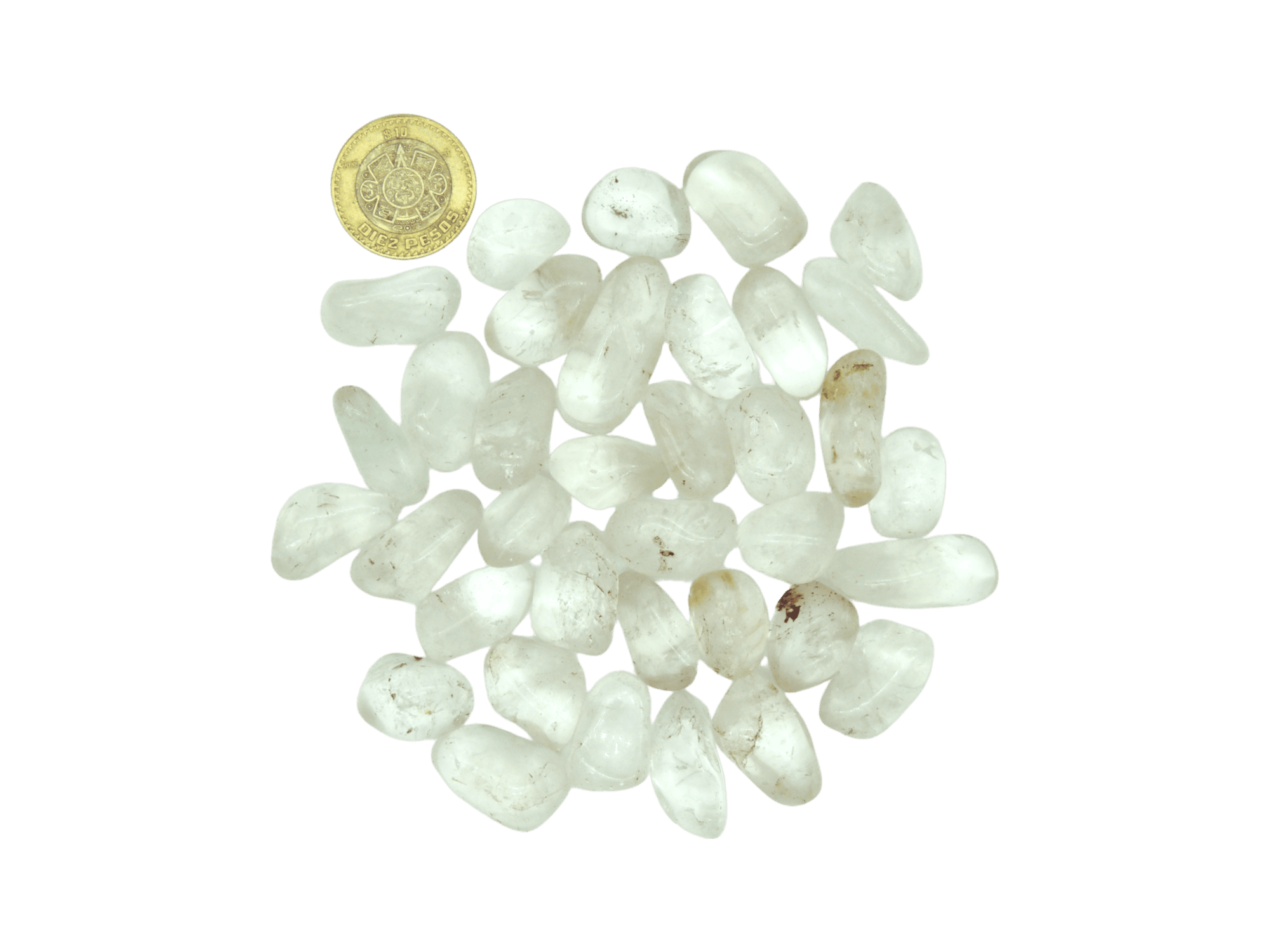 Cuarzo blanco/Cristal de roca calidad "B" #2 de 2cm a 2.5cm - Imagen 2