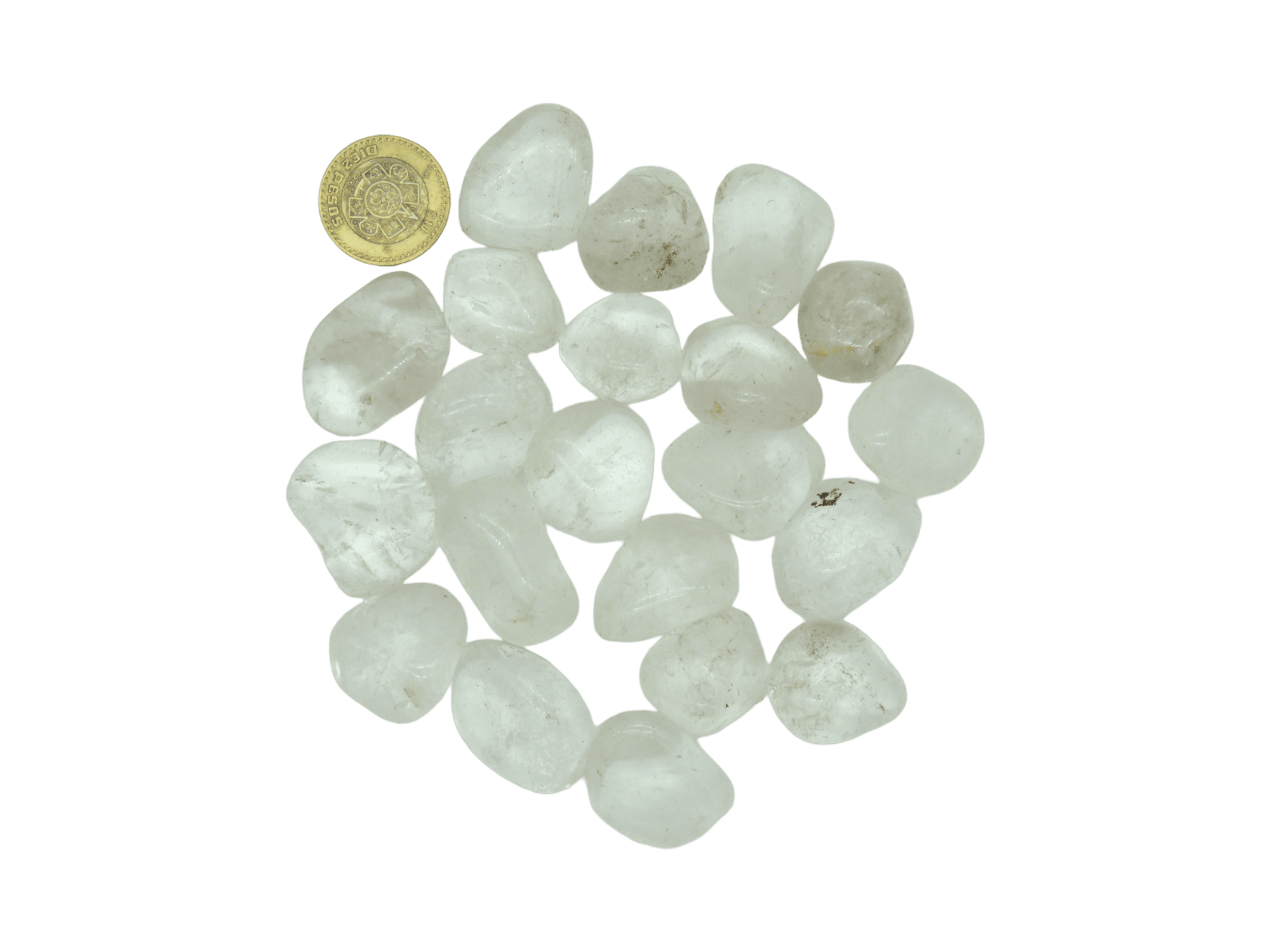 Cuarzo blanco/Cristal de roca calidad "B" #5 de 3cm a 3.5cm - Imagen 2