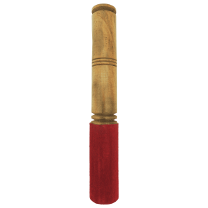 Madera para tazones tibetanos color rojo