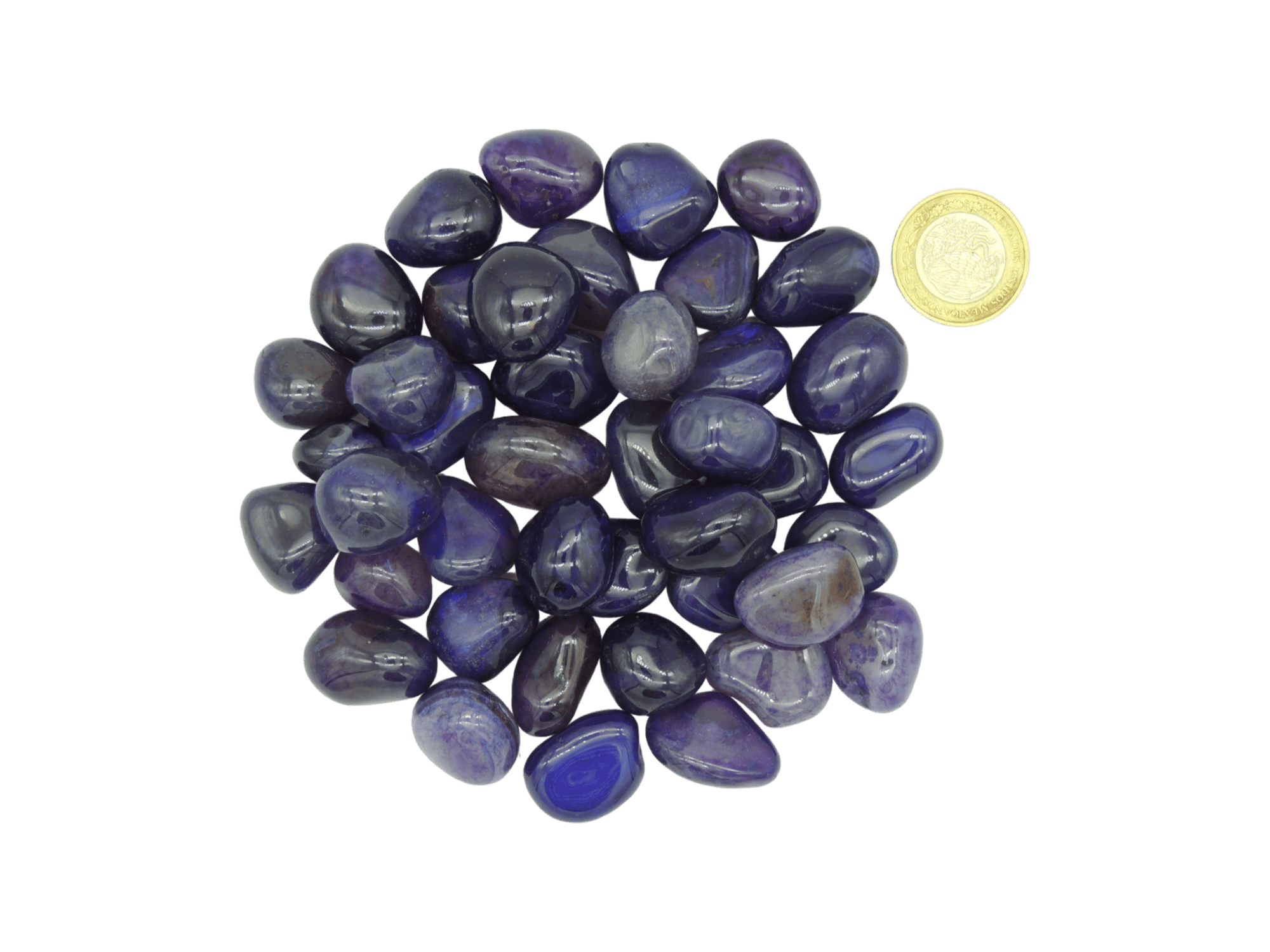 Ágata morada calidad "B" #3 de 2.5cm a 3cm - Imagen 2