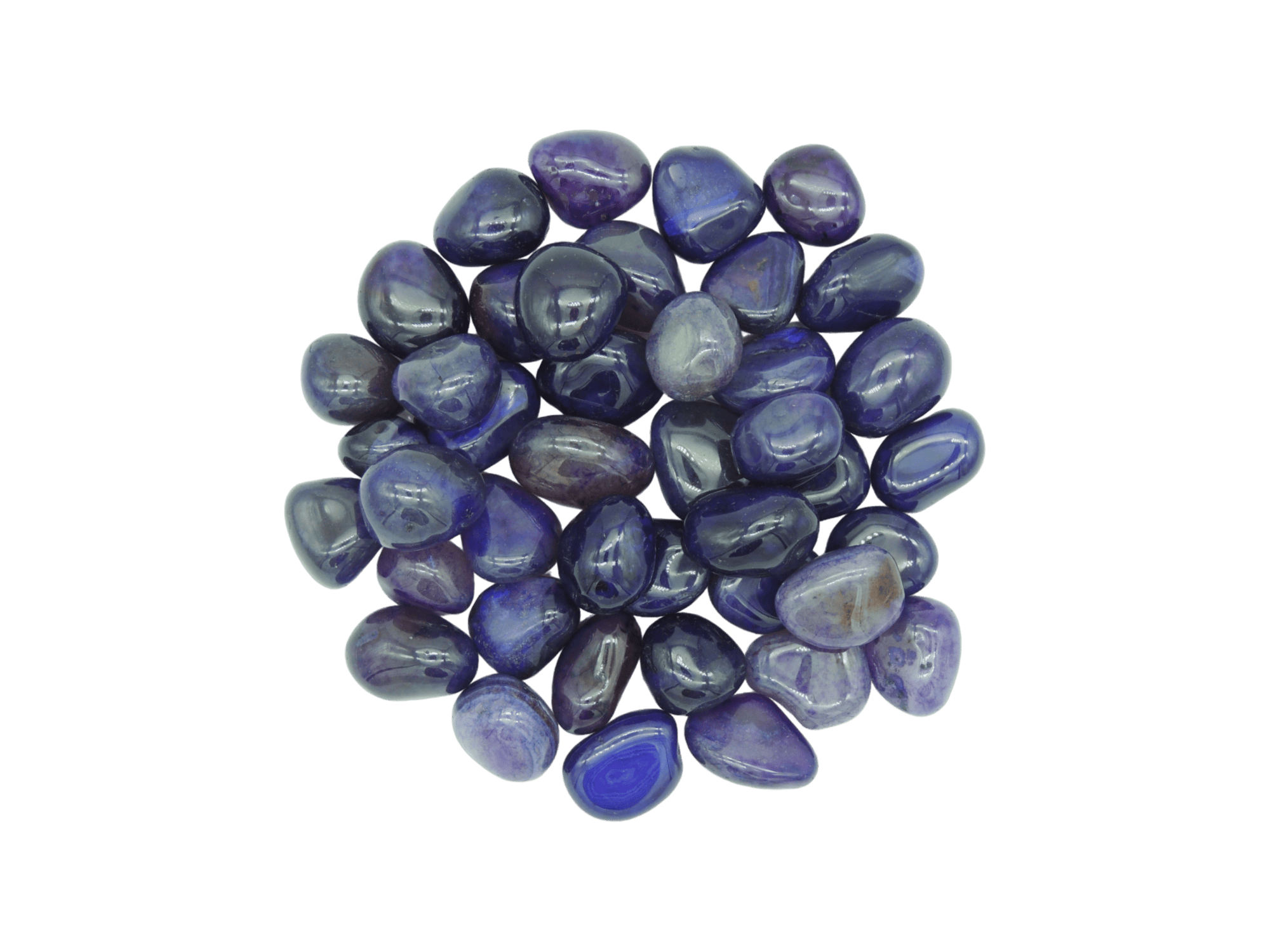 Ágata morada calidad "B" #3 de 2.5cm a 3cm