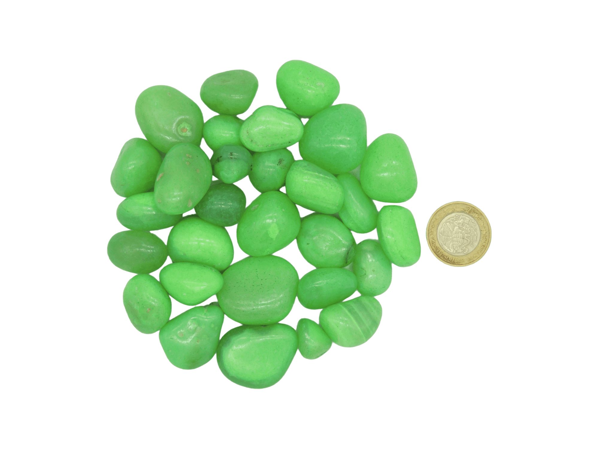 Ágata peridoto calidad "B" #3 de 2.5cm a 3cm - Imagen 2