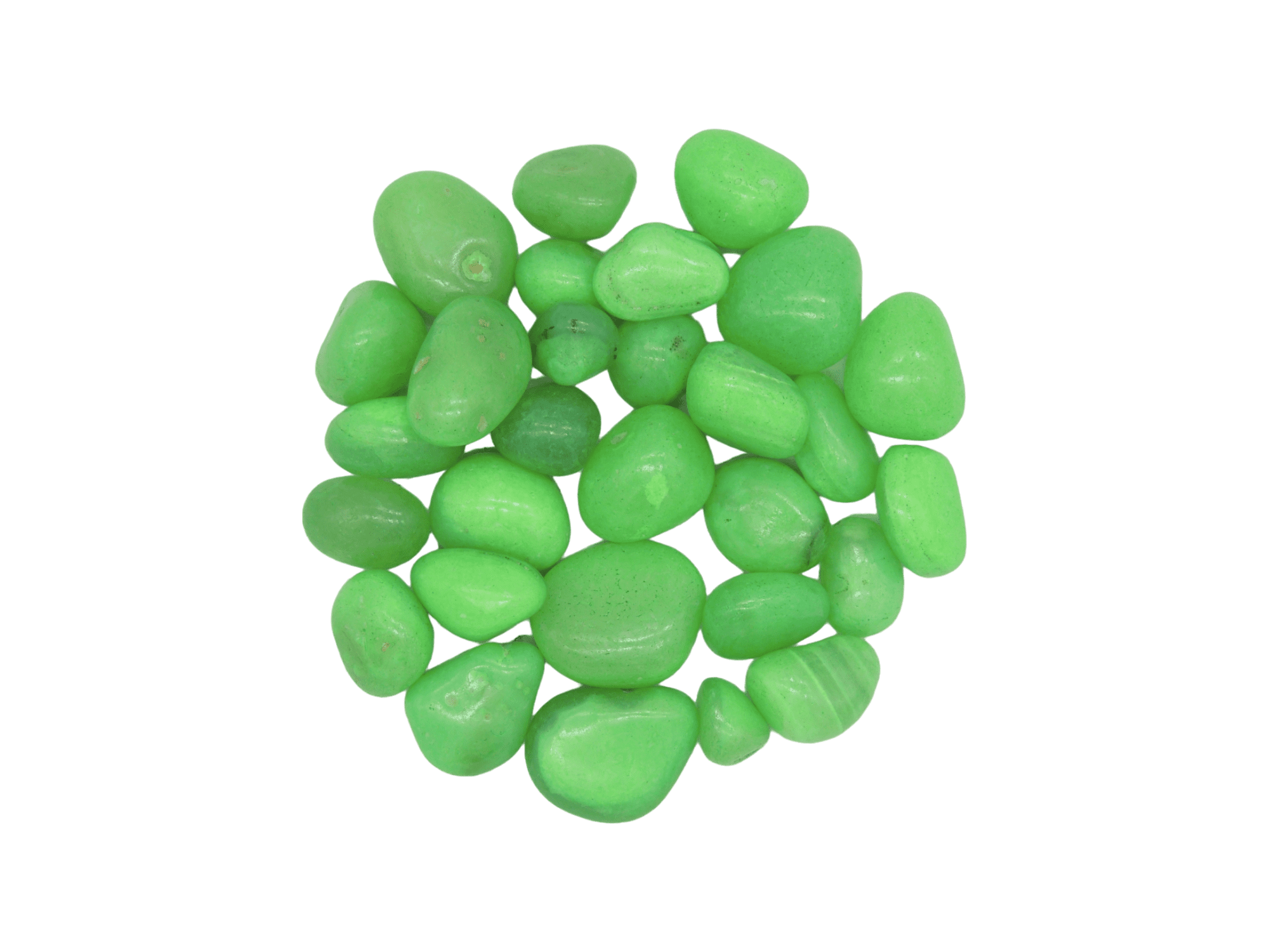 Ágata peridoto calidad "B" #3 de 2.5cm a 3cm