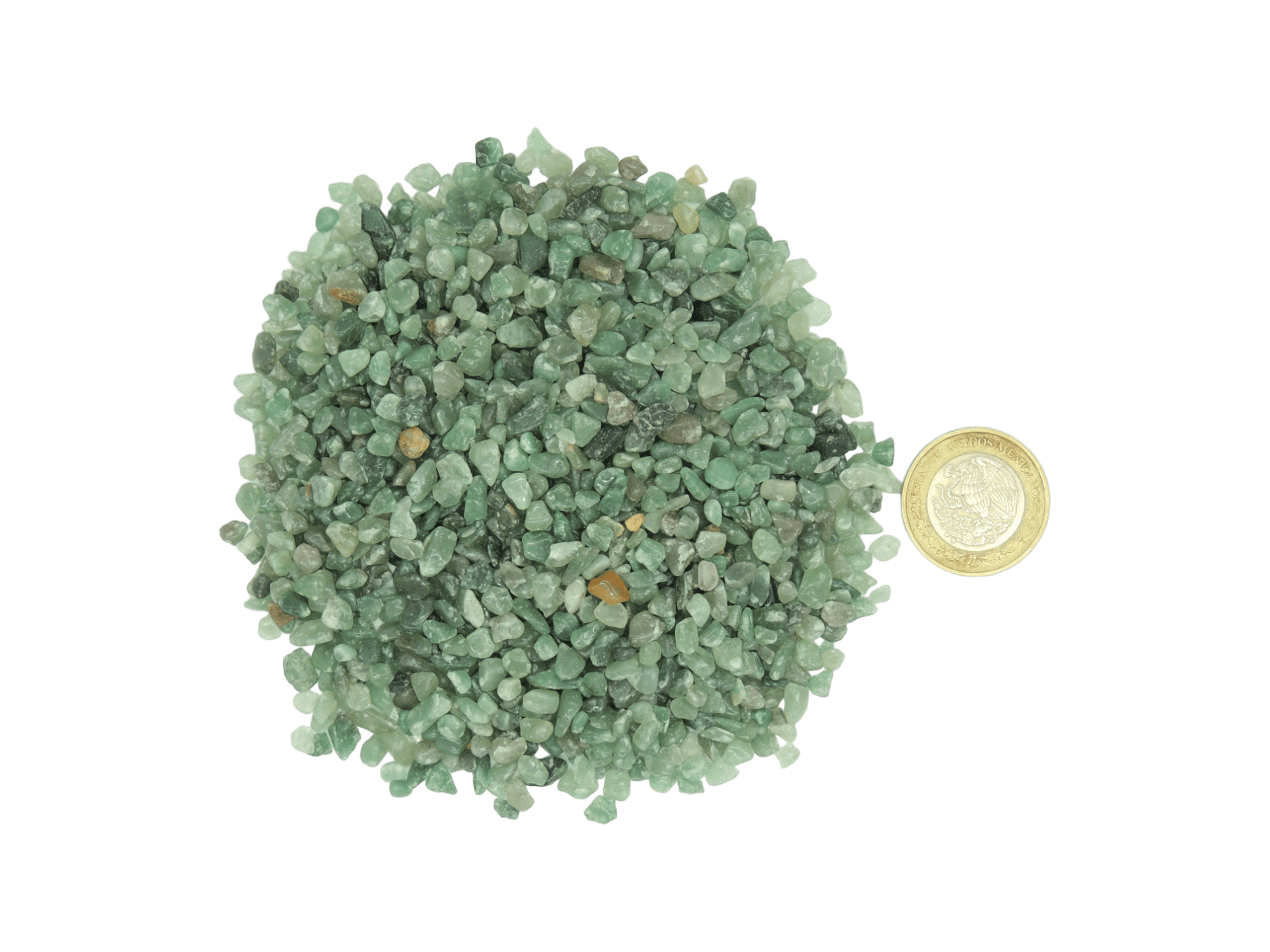 Aventurina verde calidad "B" #00 de .3cm a .5cm - Imagen 2