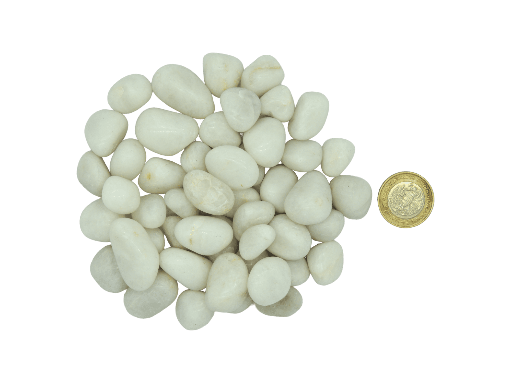 Cuarzo blanco lechoso calidad "B" #3 de 2.5cm a 3cm - Imagen 2
