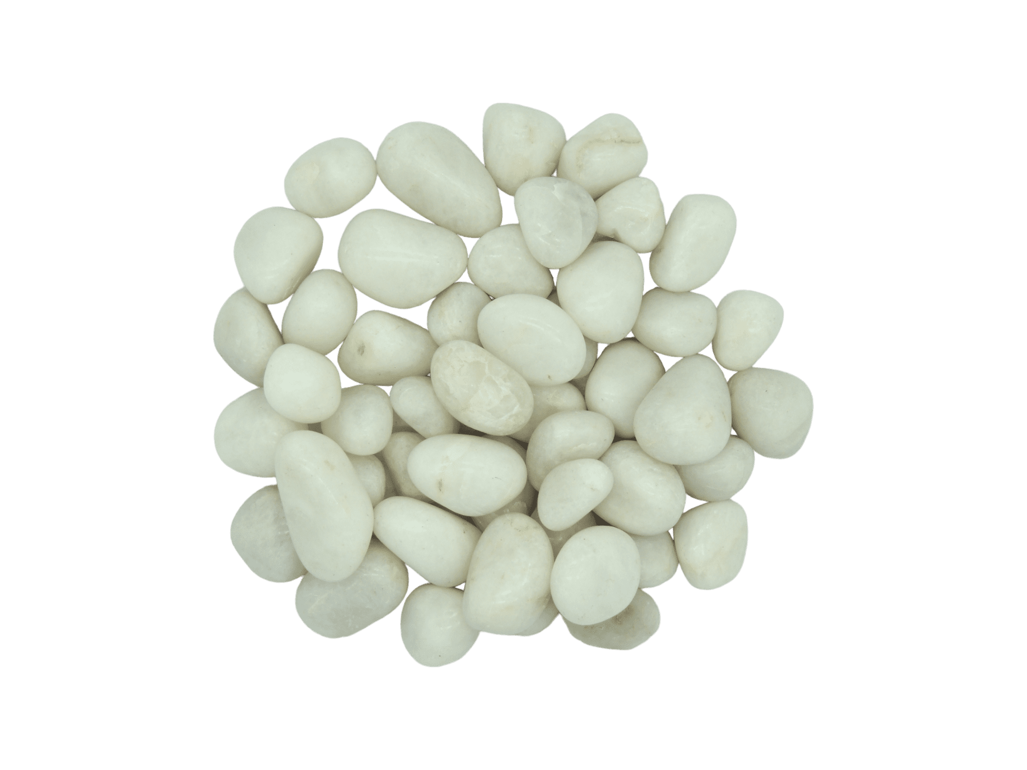Cuarzo blanco lechoso calidad "B" #3 de 2.5cm a 3cm
