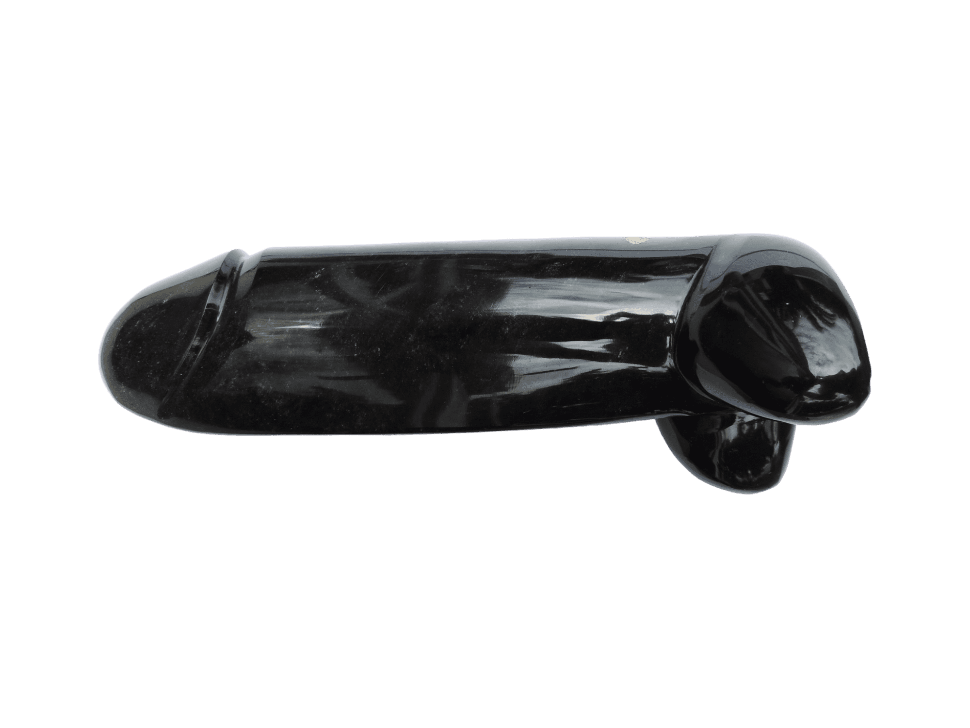 Falo de piedra obsidiana | Grande - Imagen 2