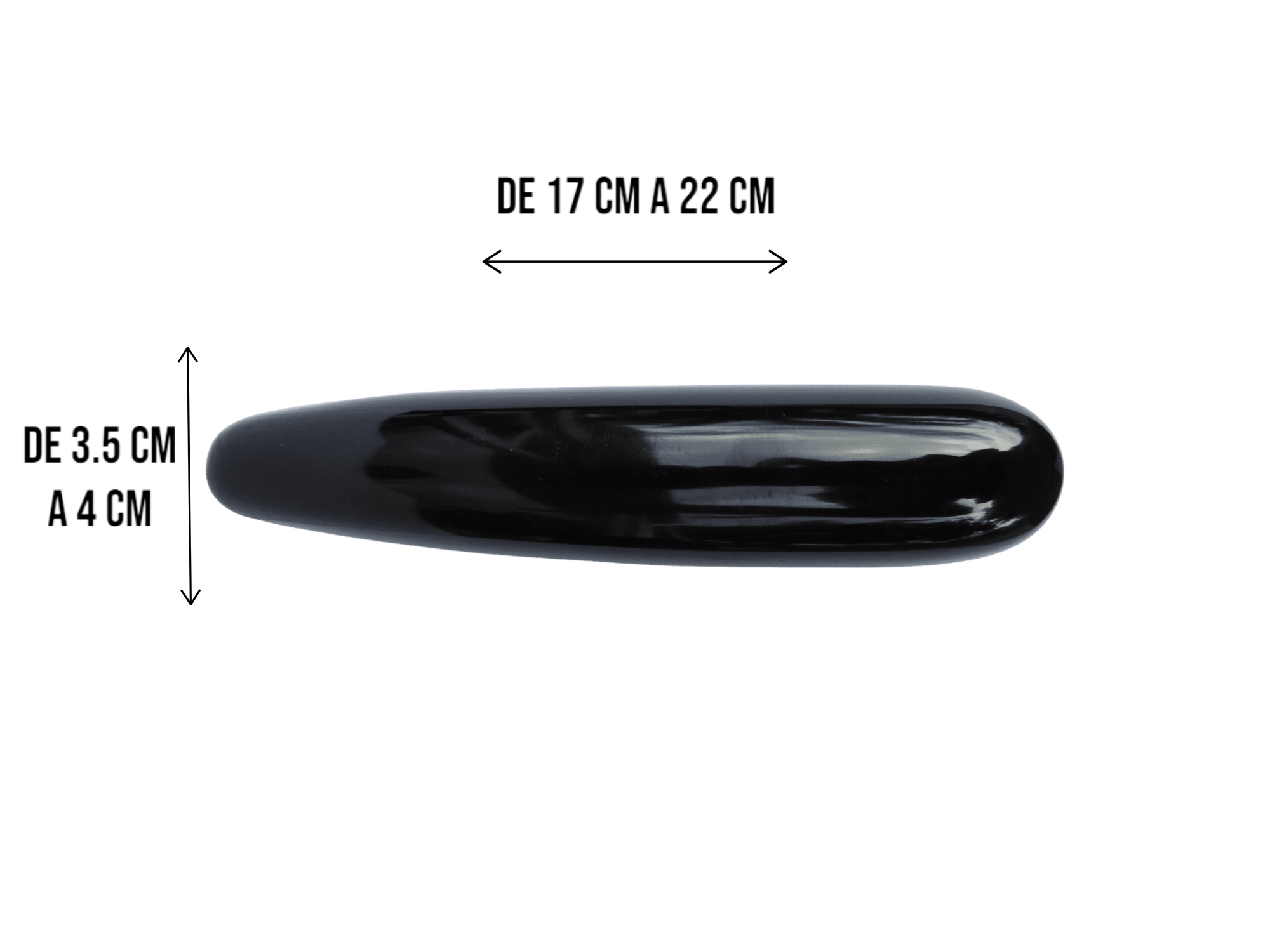 Masajeador pepino de obsidiana - Imagen 2