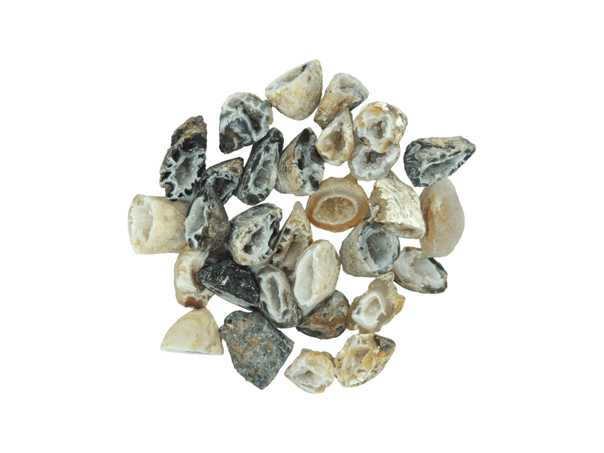 Mini geoda de ágata