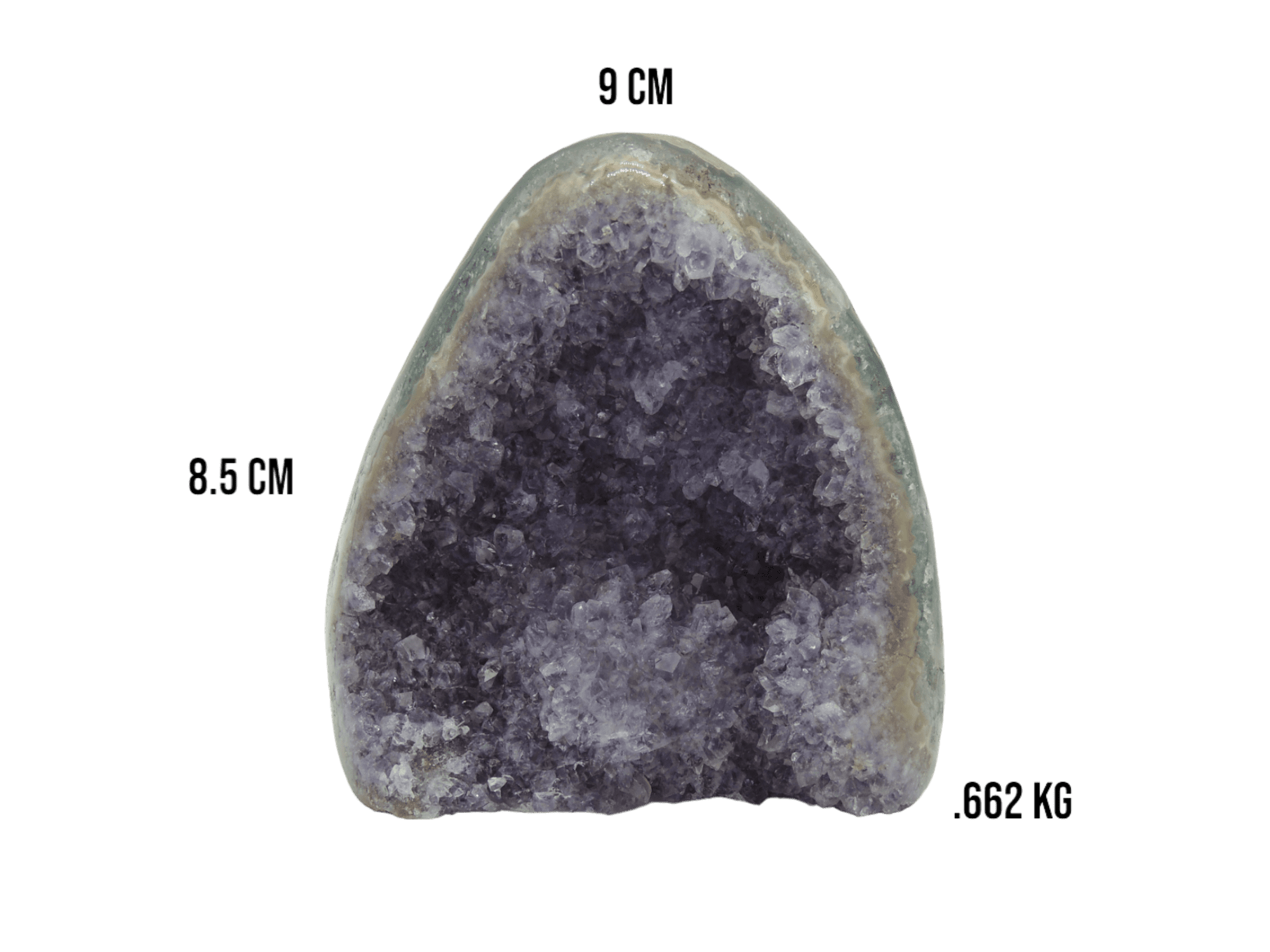 Mini geoda de amatista pulida - Imagen 4