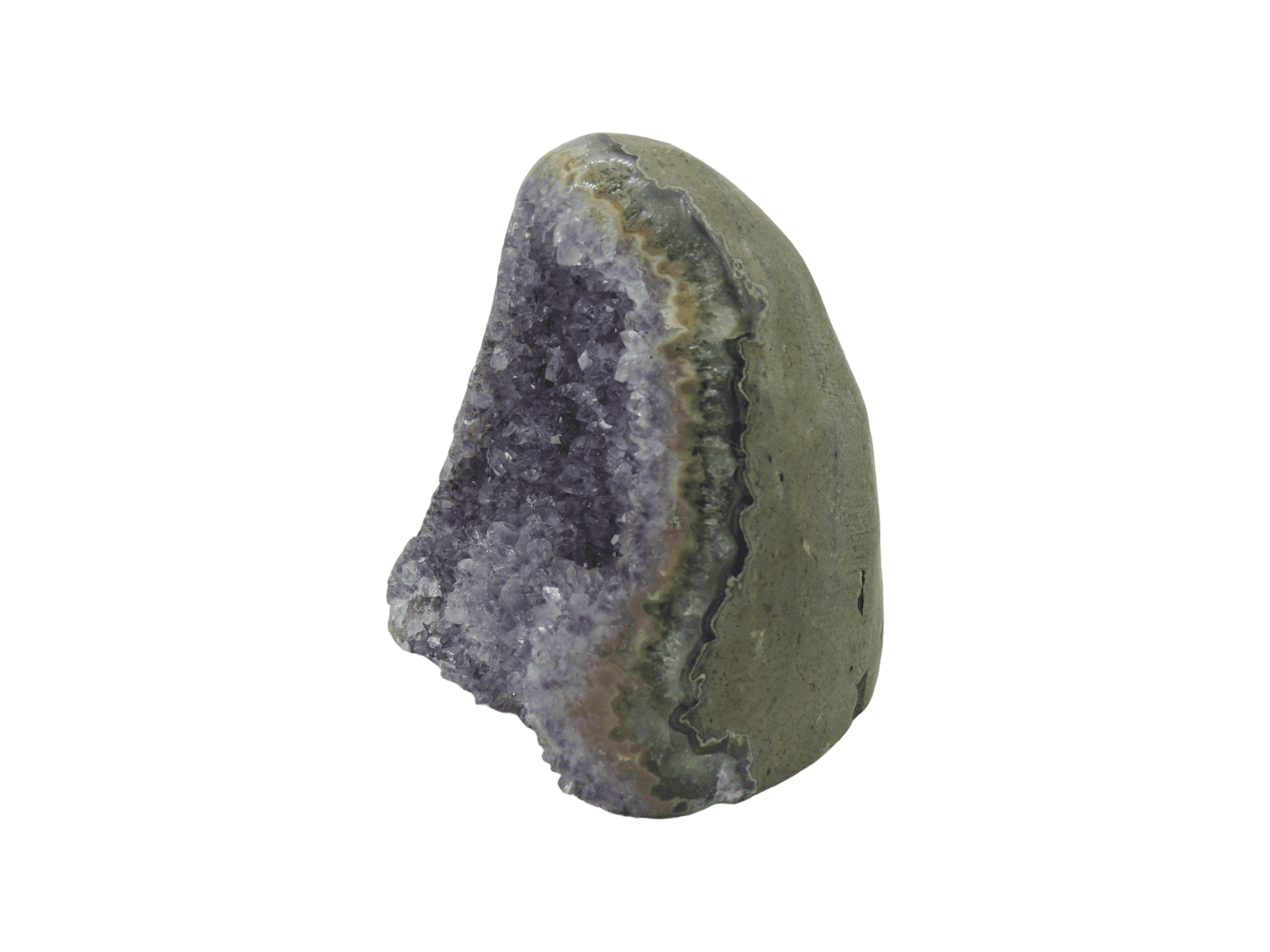 Mini geoda de amatista pulida - Imagen 3