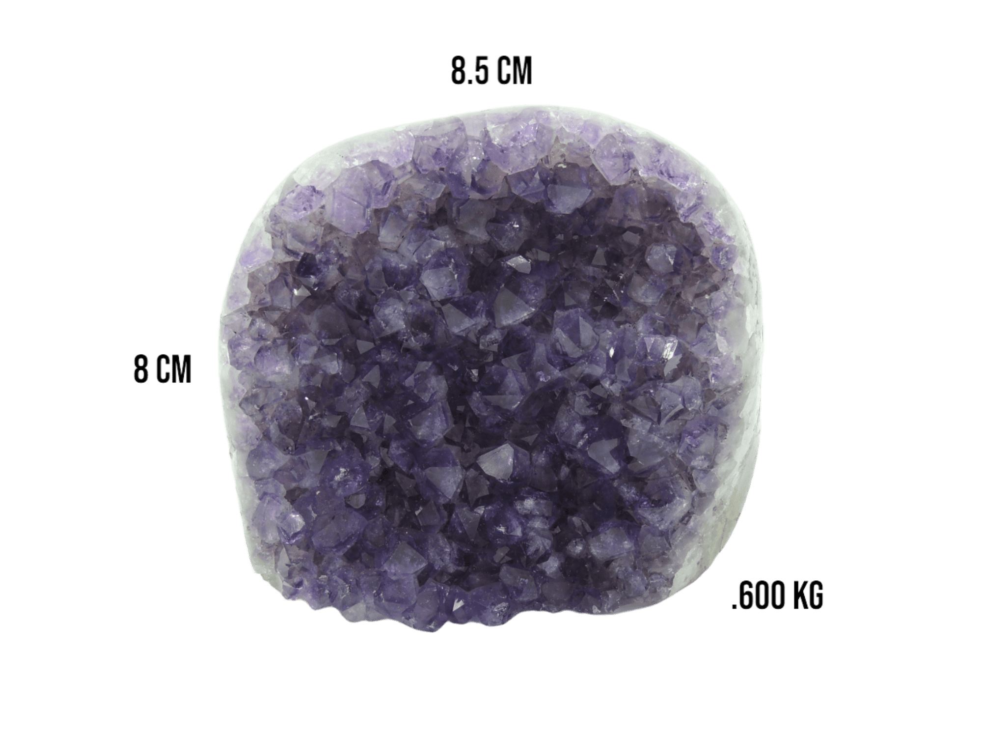 Mini geoda de amatista pulida - Imagen 4
