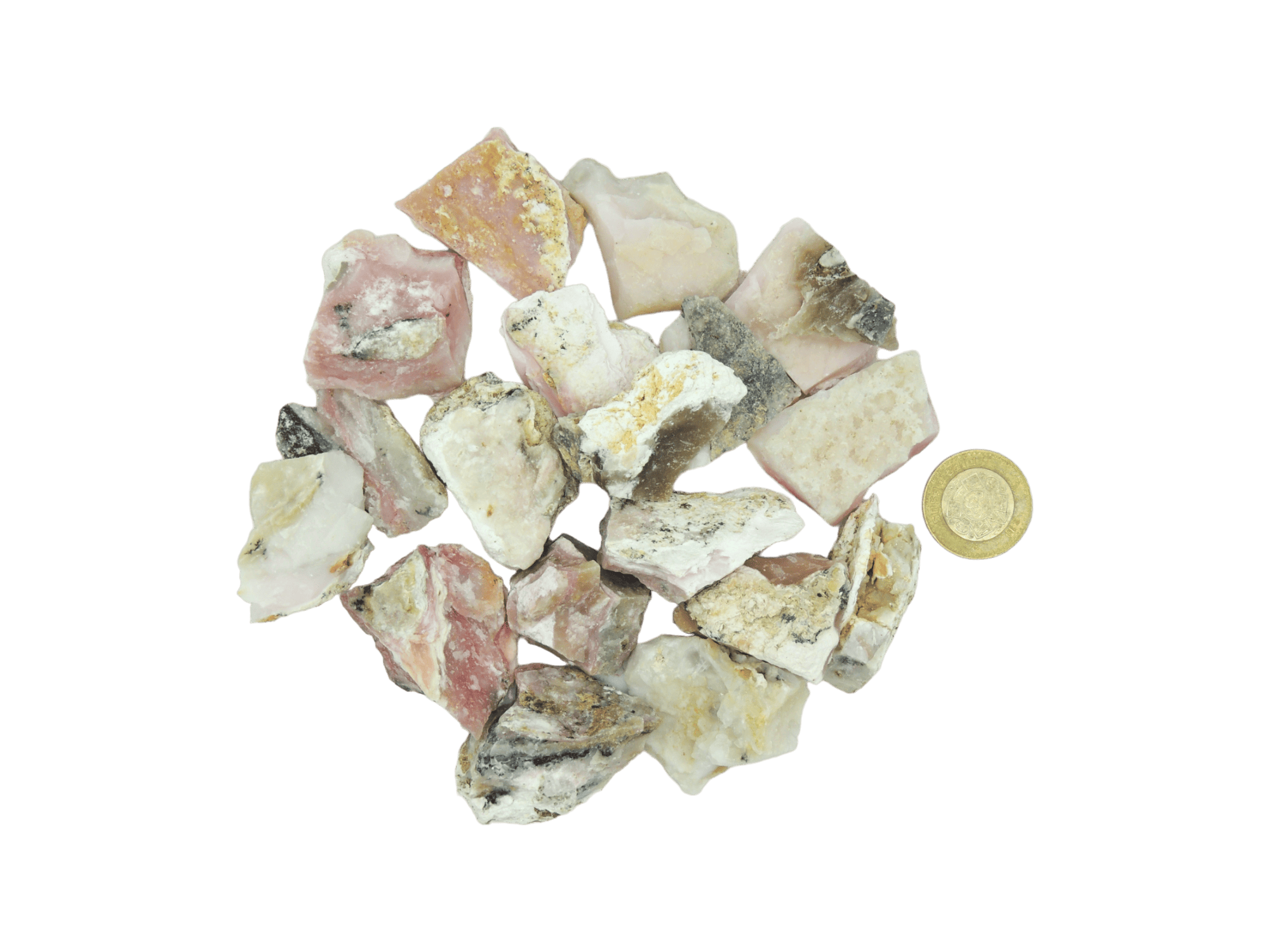 Ópalo rosa en bruto | Chips de 30gr a 50gr - Imagen 2