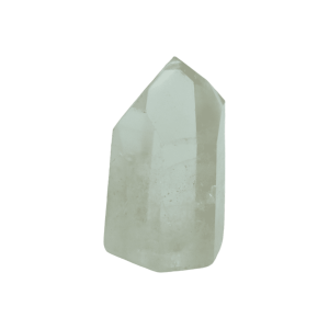 Punta de cuarzo cristal lapidada