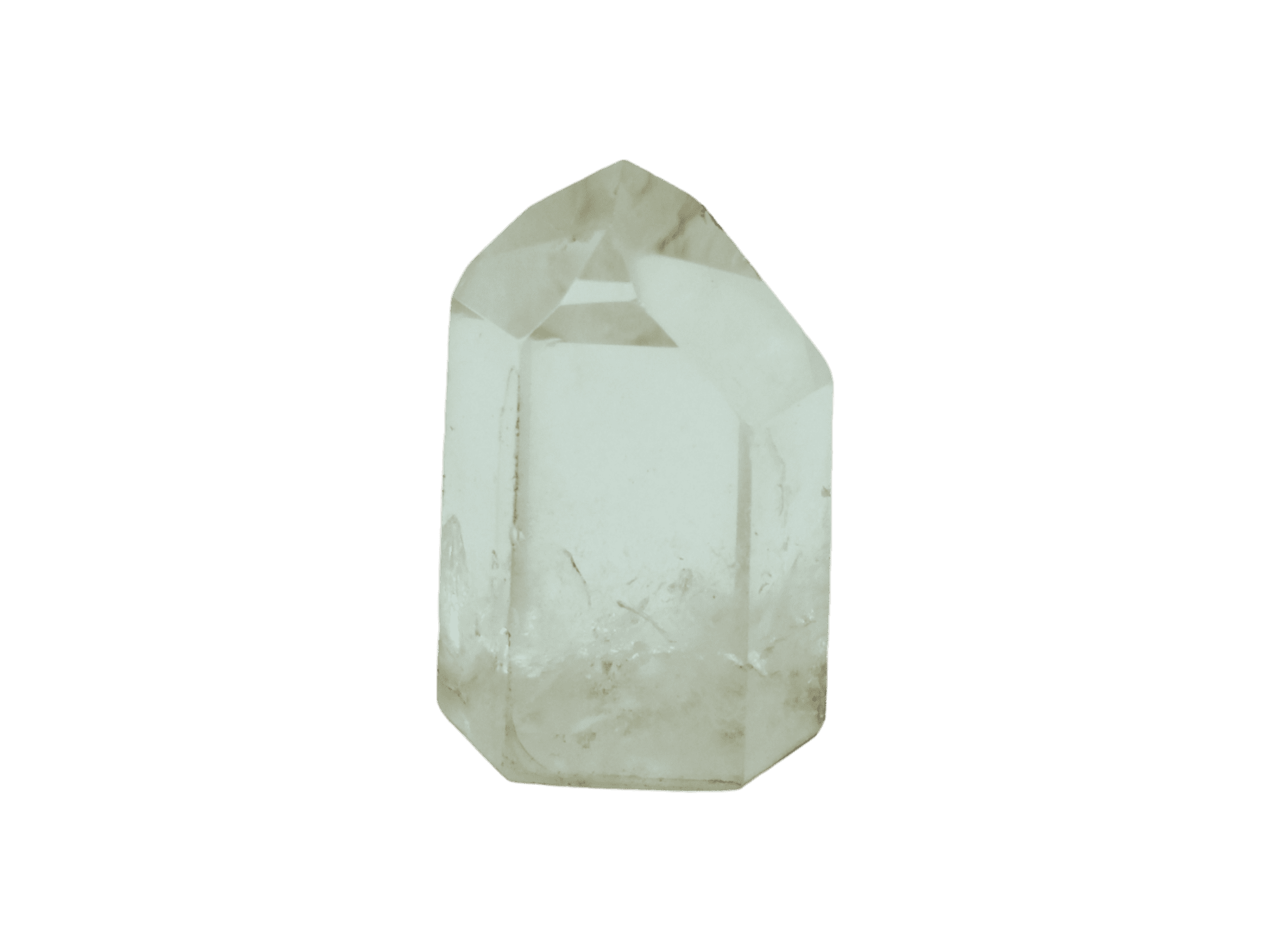Punta de cuarzo cristal lapidada - Imagen 2