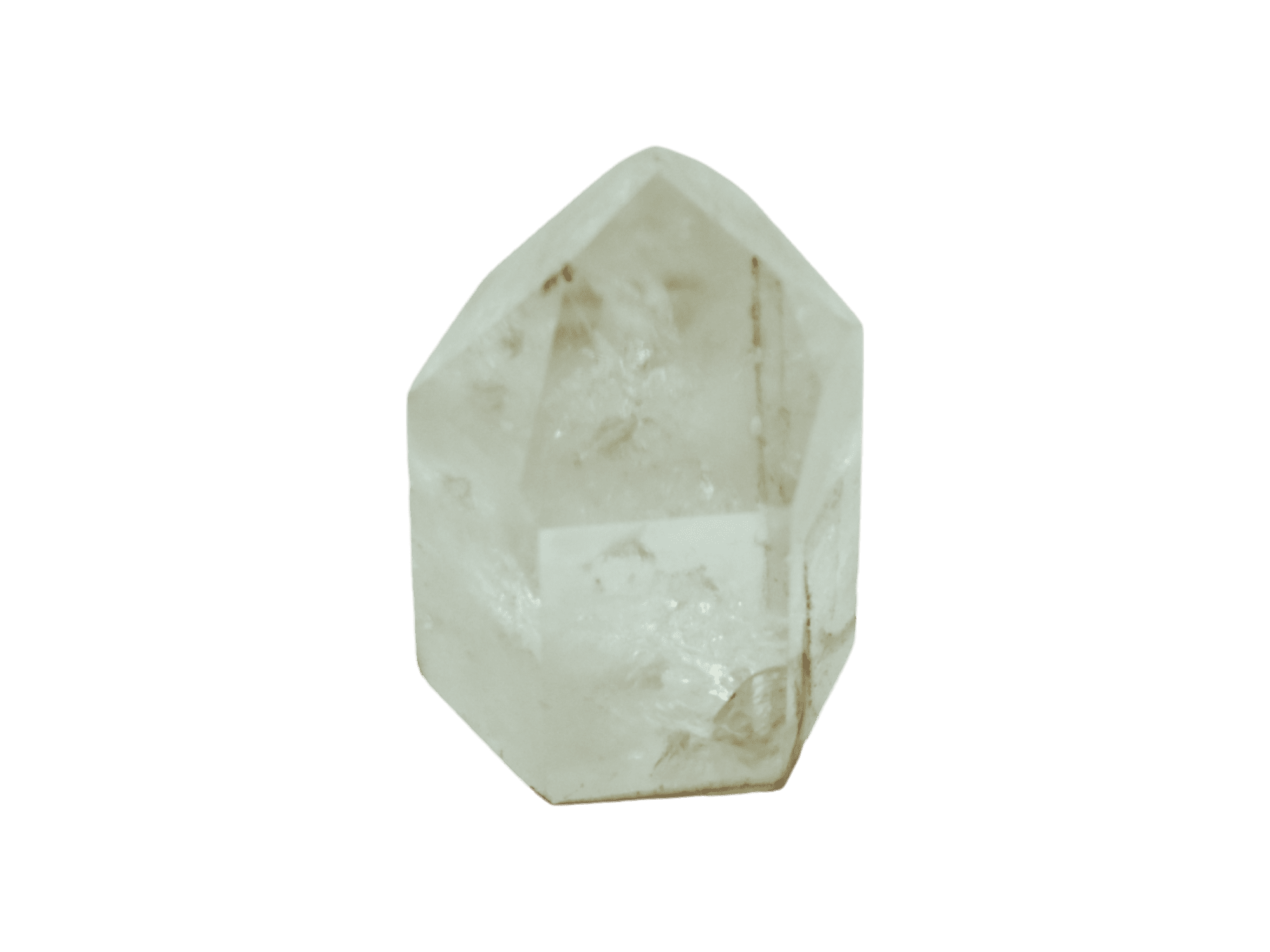 Punta de cuarzo cristal lapidada - Imagen 3