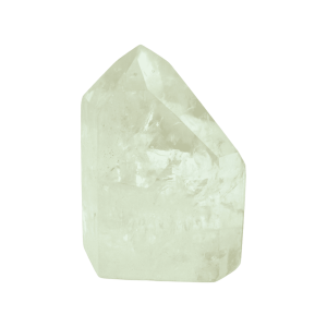 Punta de cuarzo cristal lapidada