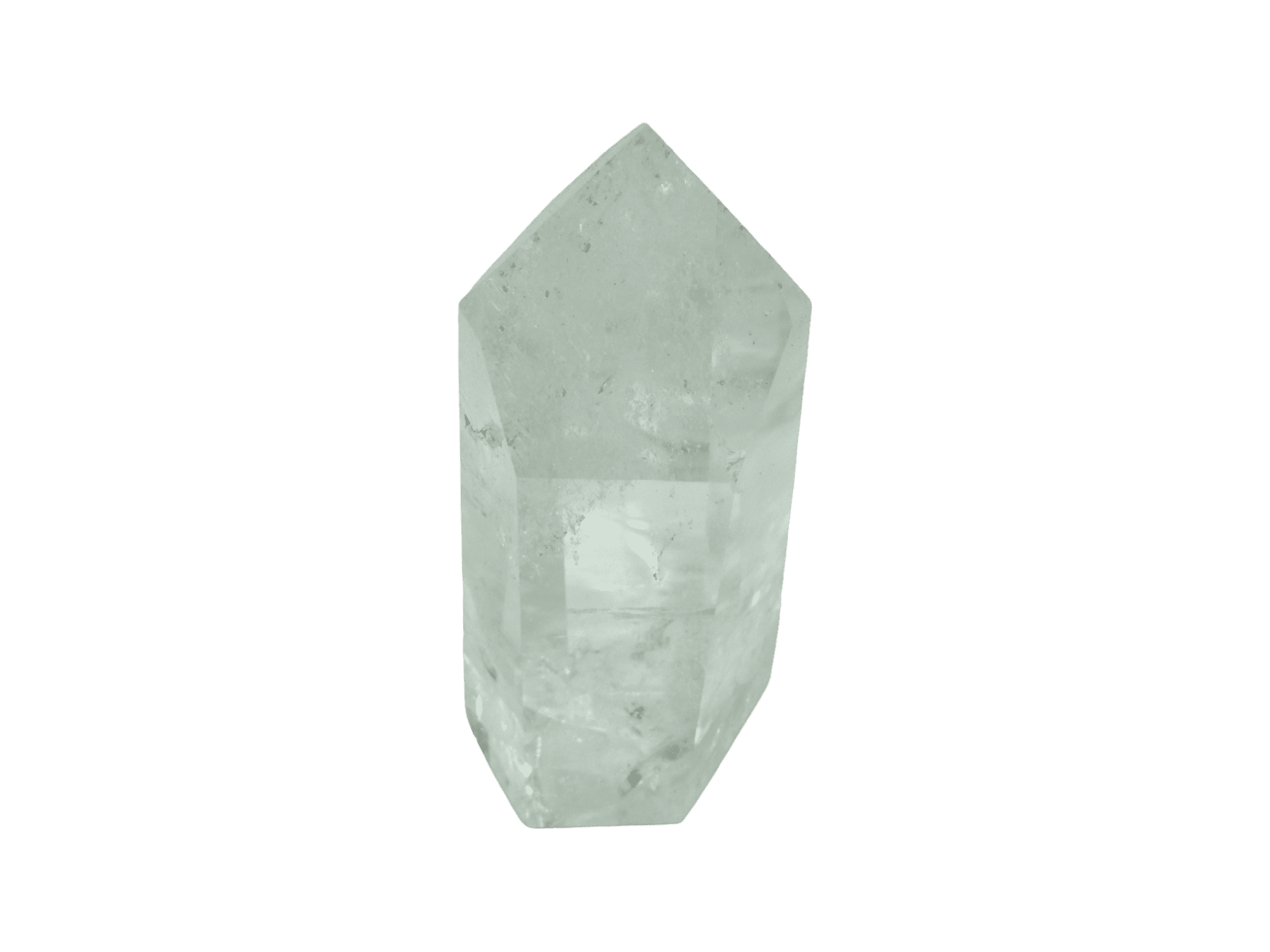 Punta de cuarzo cristal lapidada | Grande - Imagen 2