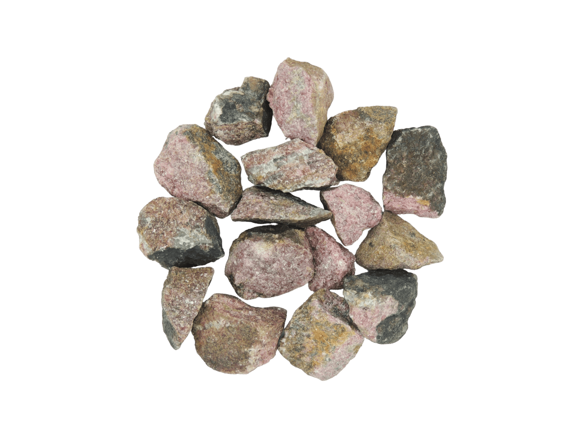 Rodonita en bruto | Chips de 30gr a 50gr