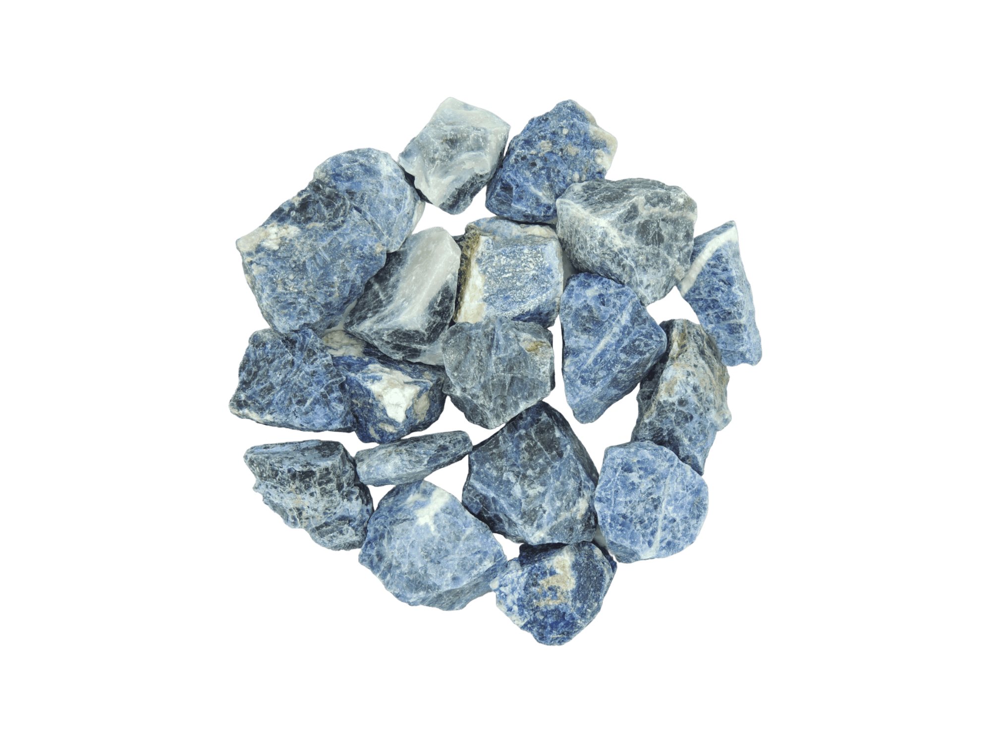 Sodalita en bruto | Chips de 30gr a 50gr