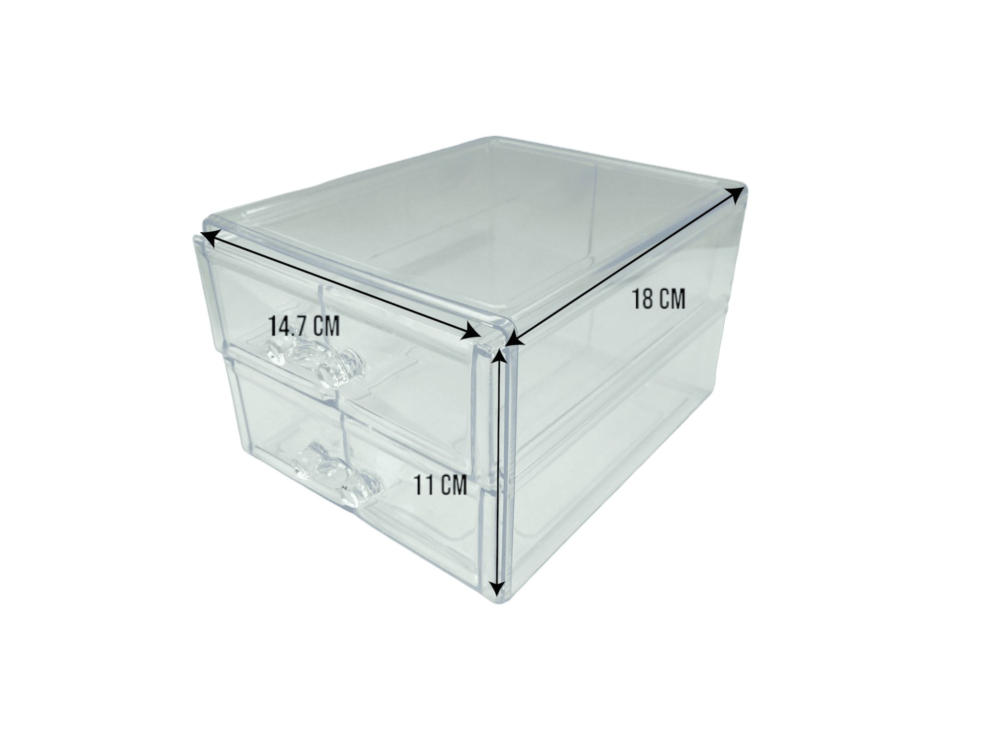 Estuche de plástico para bisutería | 4 divisiones - Imagen 3