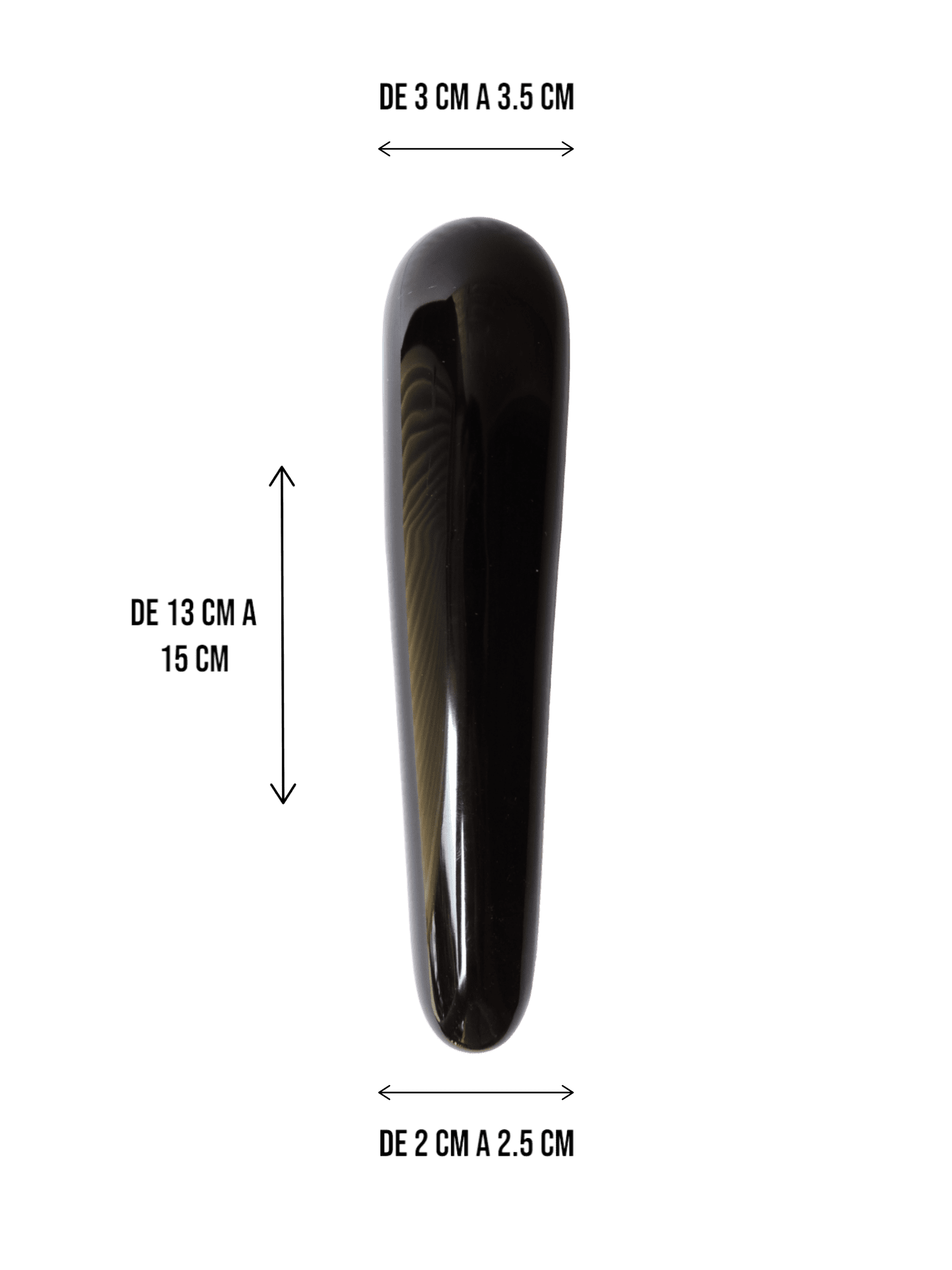 Masajeador bat de obsidiana | Grande - Imagen 2
