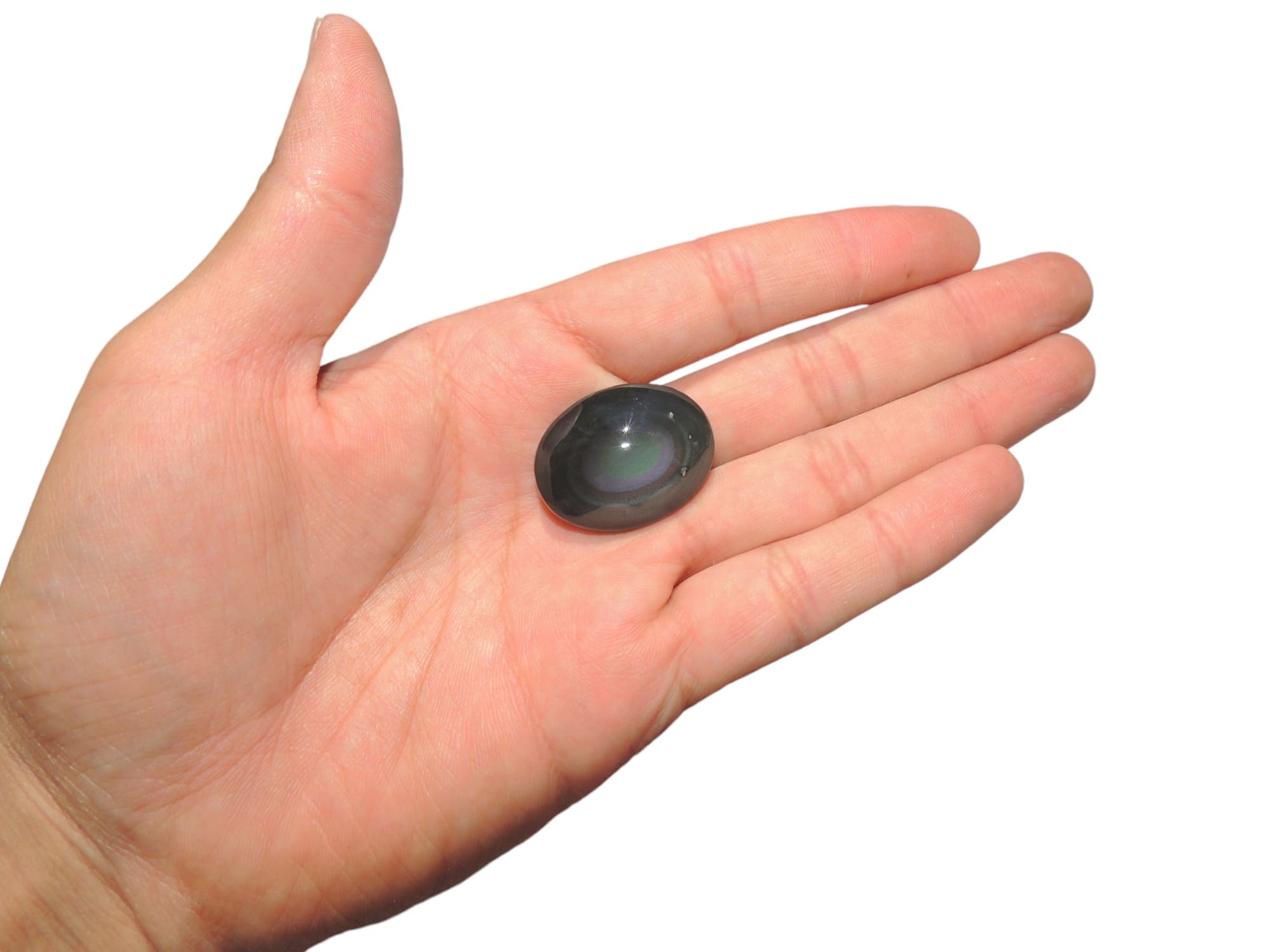 Obsidiana arcoíris con ojo - Imagen 2