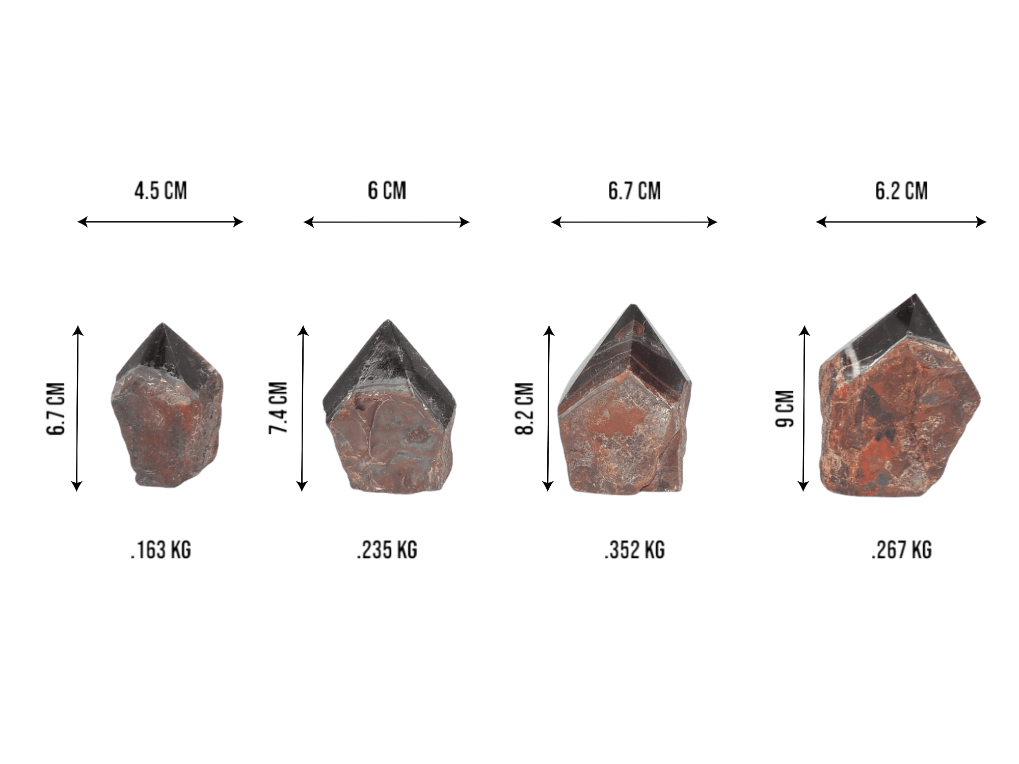 Punta semipulida de piedra ojo de buey - Imagen 3