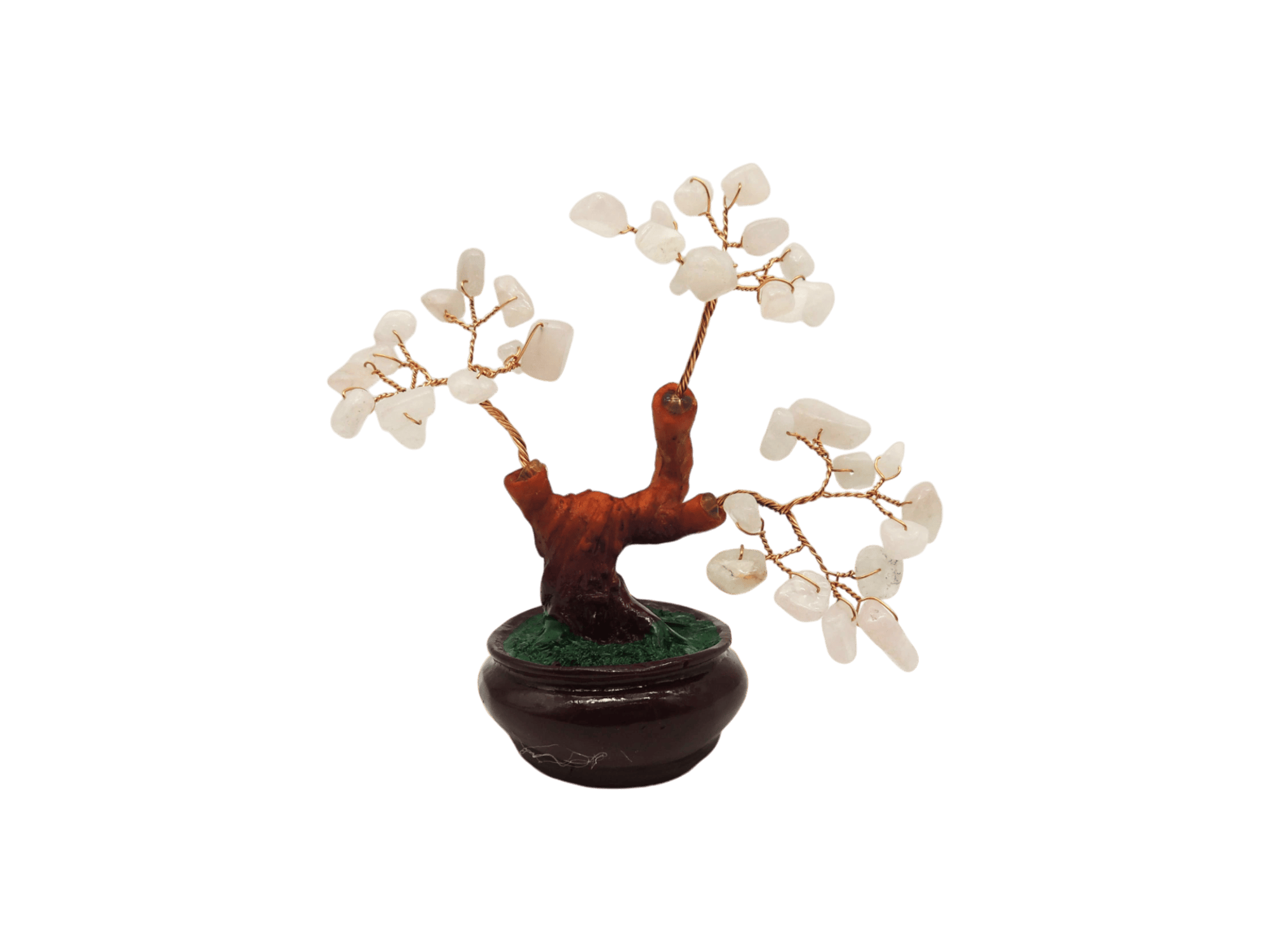 Arbolito de cuarzo rosa | 5cm x 12cm