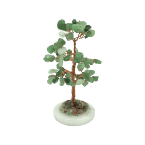 Arbolito de cuarzo verde | 6cm x 14cm