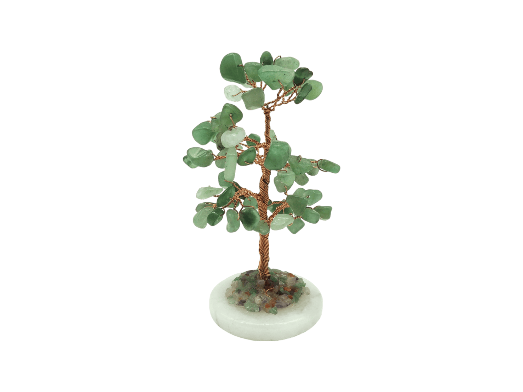 Arbolito de cuarzo verde | 6cm x 14cm