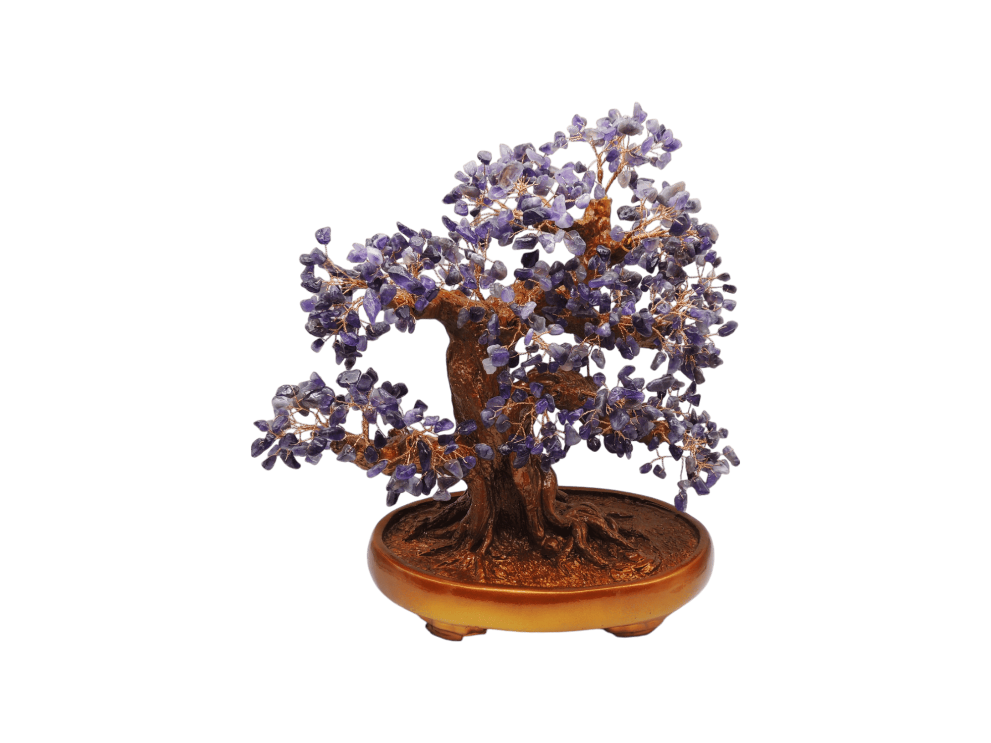 Árbol de cuarzo amatista | 25 cm x 18cm x 34cm