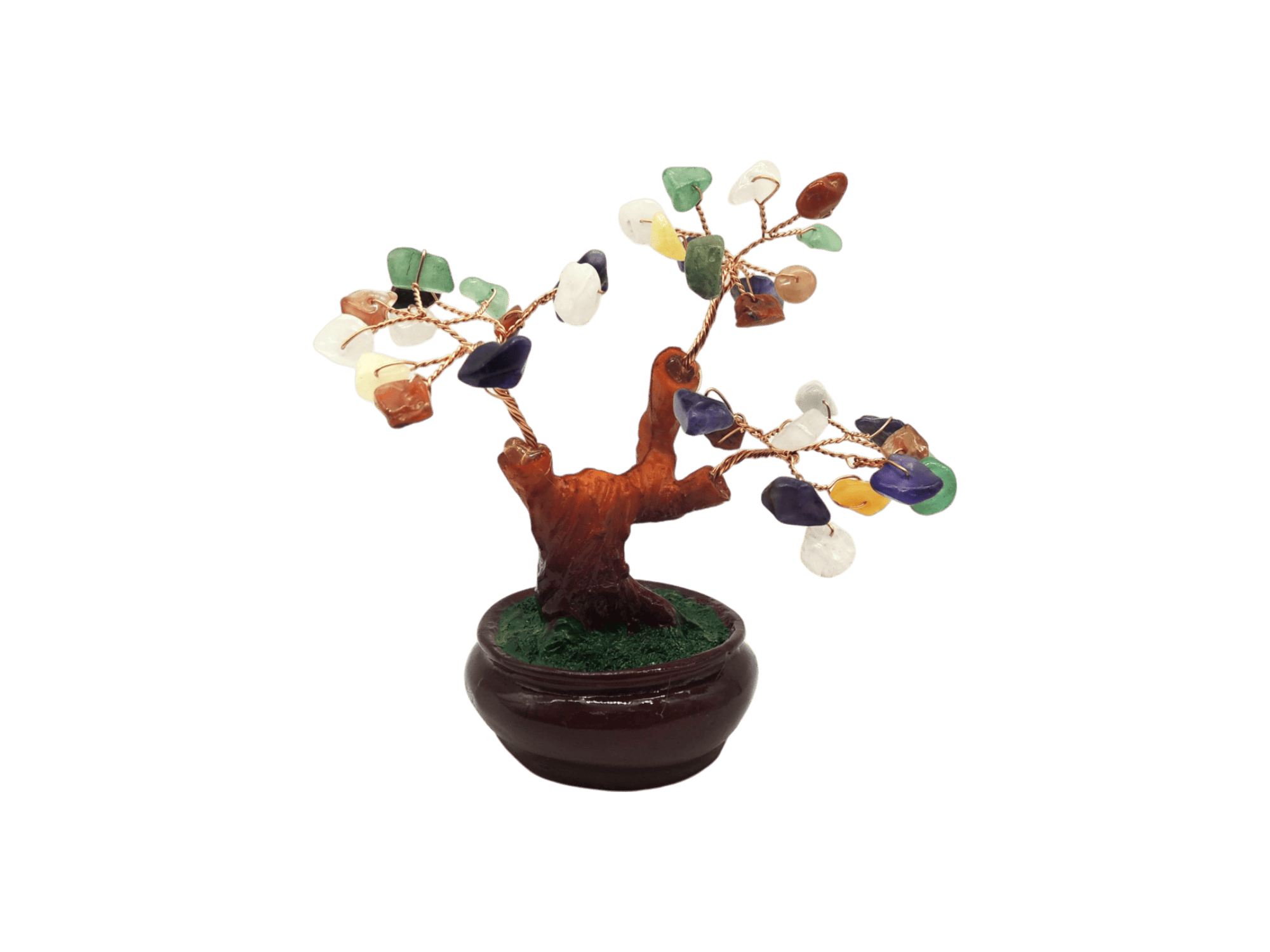 Arbolito de cuarzo mixto | 5cm x 12cm