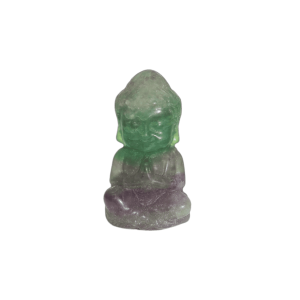 Buda de piedra natural fluorita