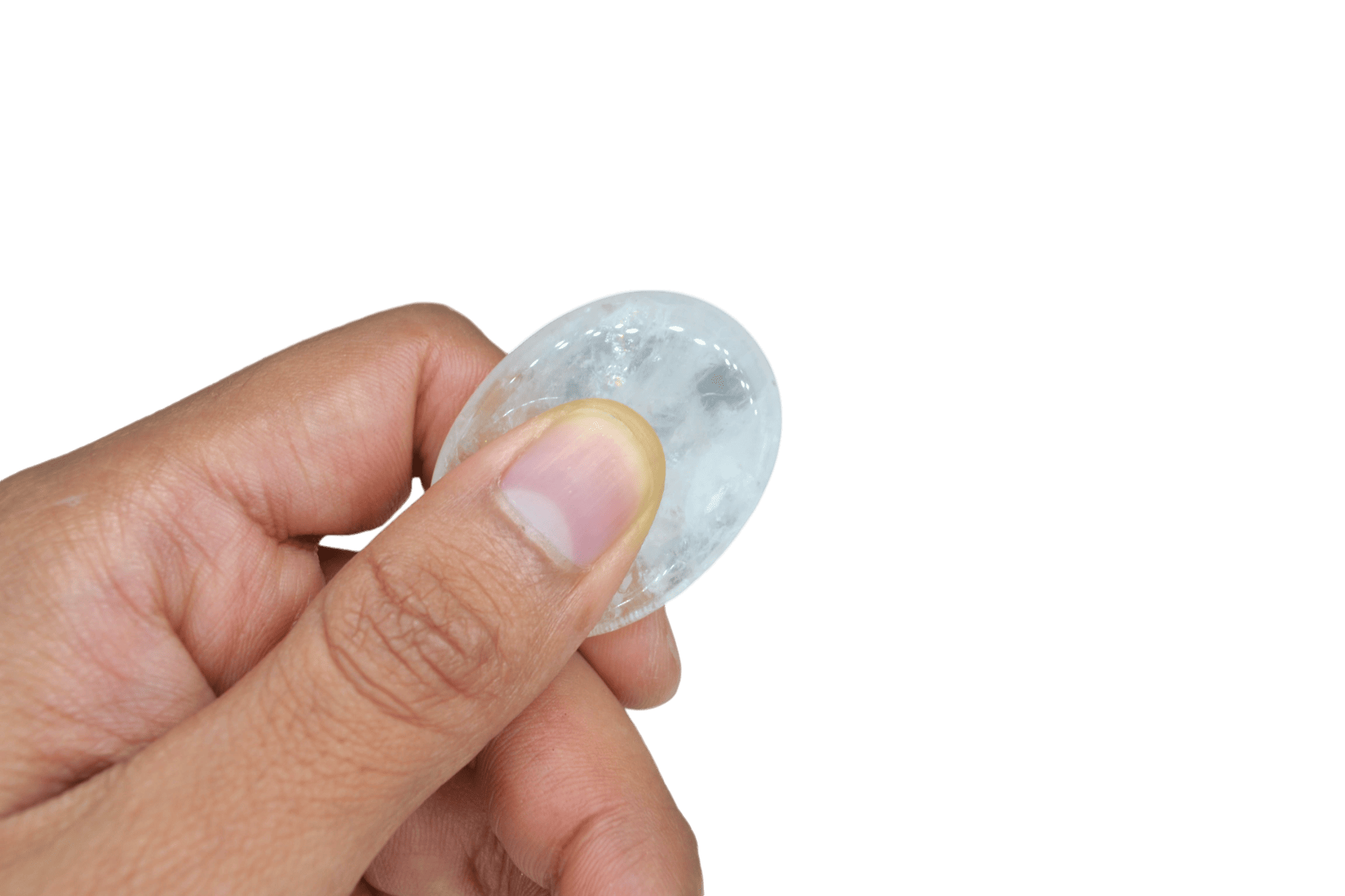 Piedra antiestrés de cuarzo blanco - Imagen 2