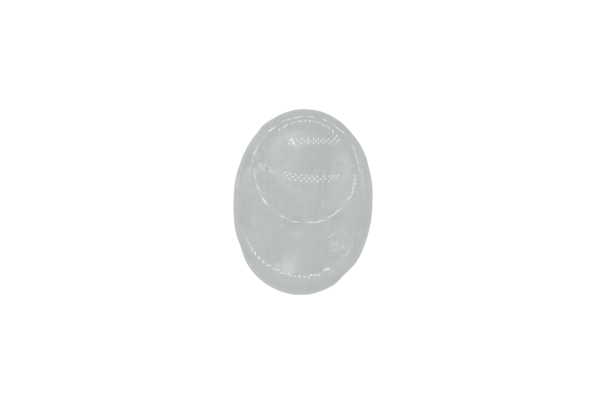 Piedra antiestrés de cuarzo blanco