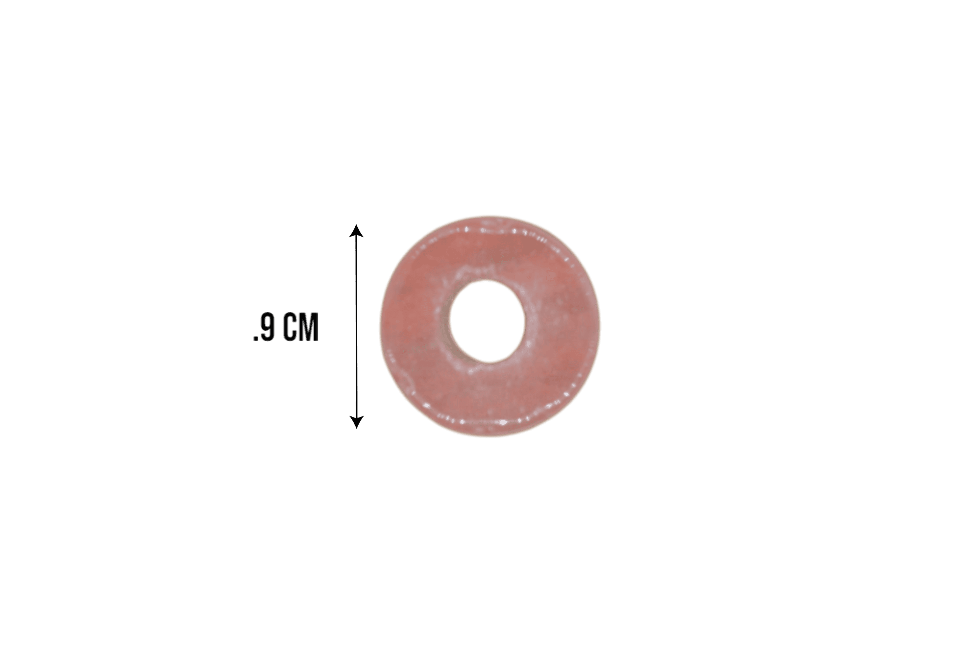 Tubo con perforación de cuarzo cherry | 9mm x 9mm - Imagen 3