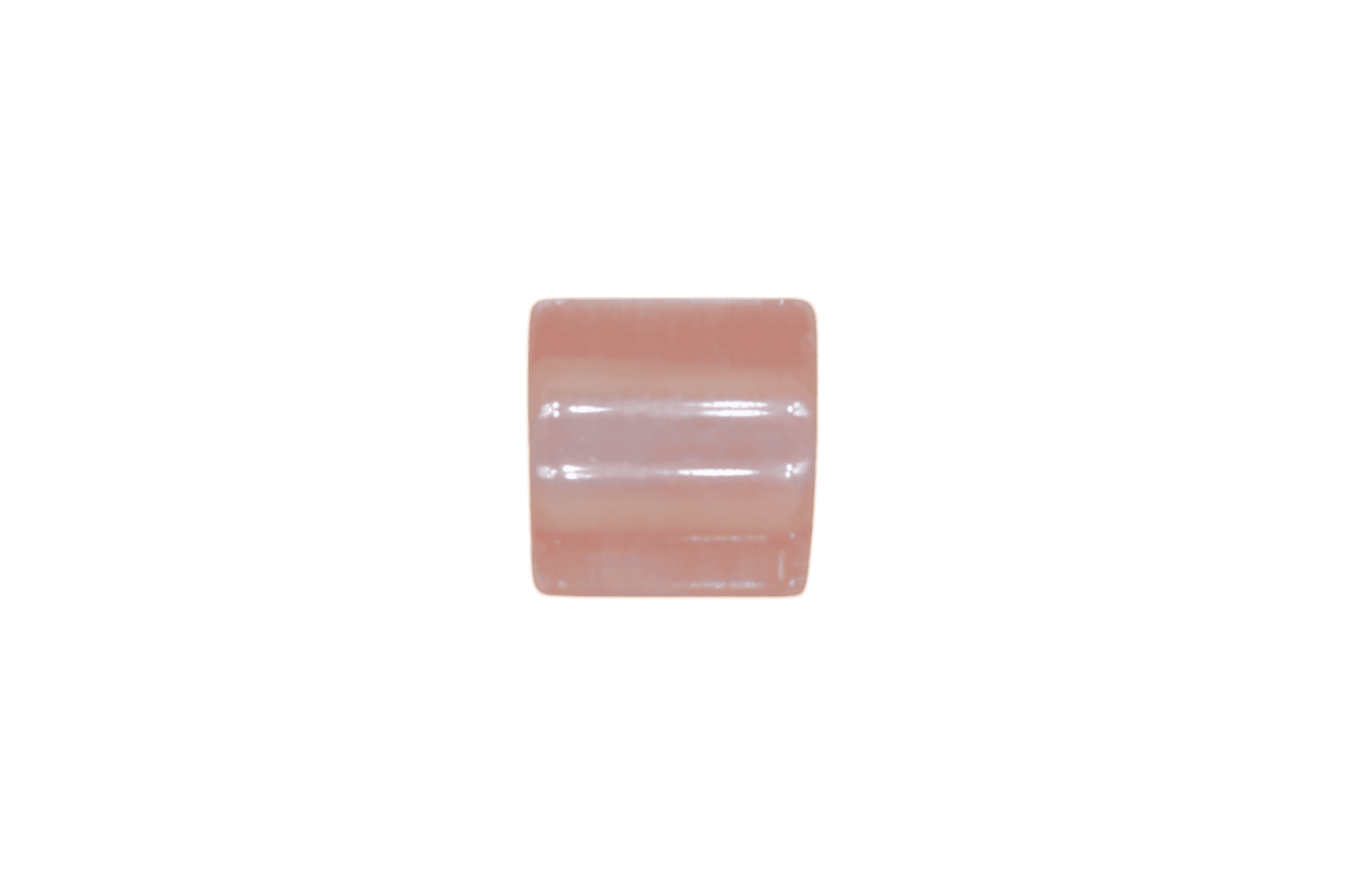 Tubo con perforación de cuarzo cherry | 9mm x 9mm