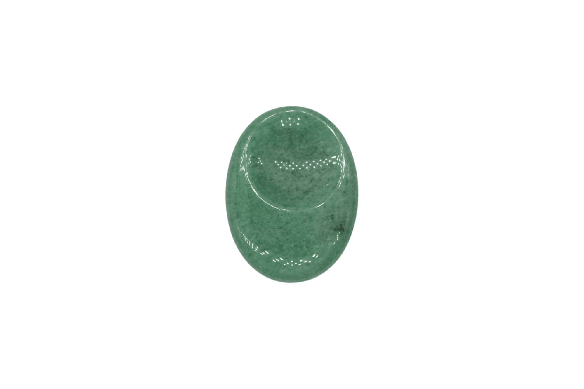 Piedra antiestrés de cuarzo verde