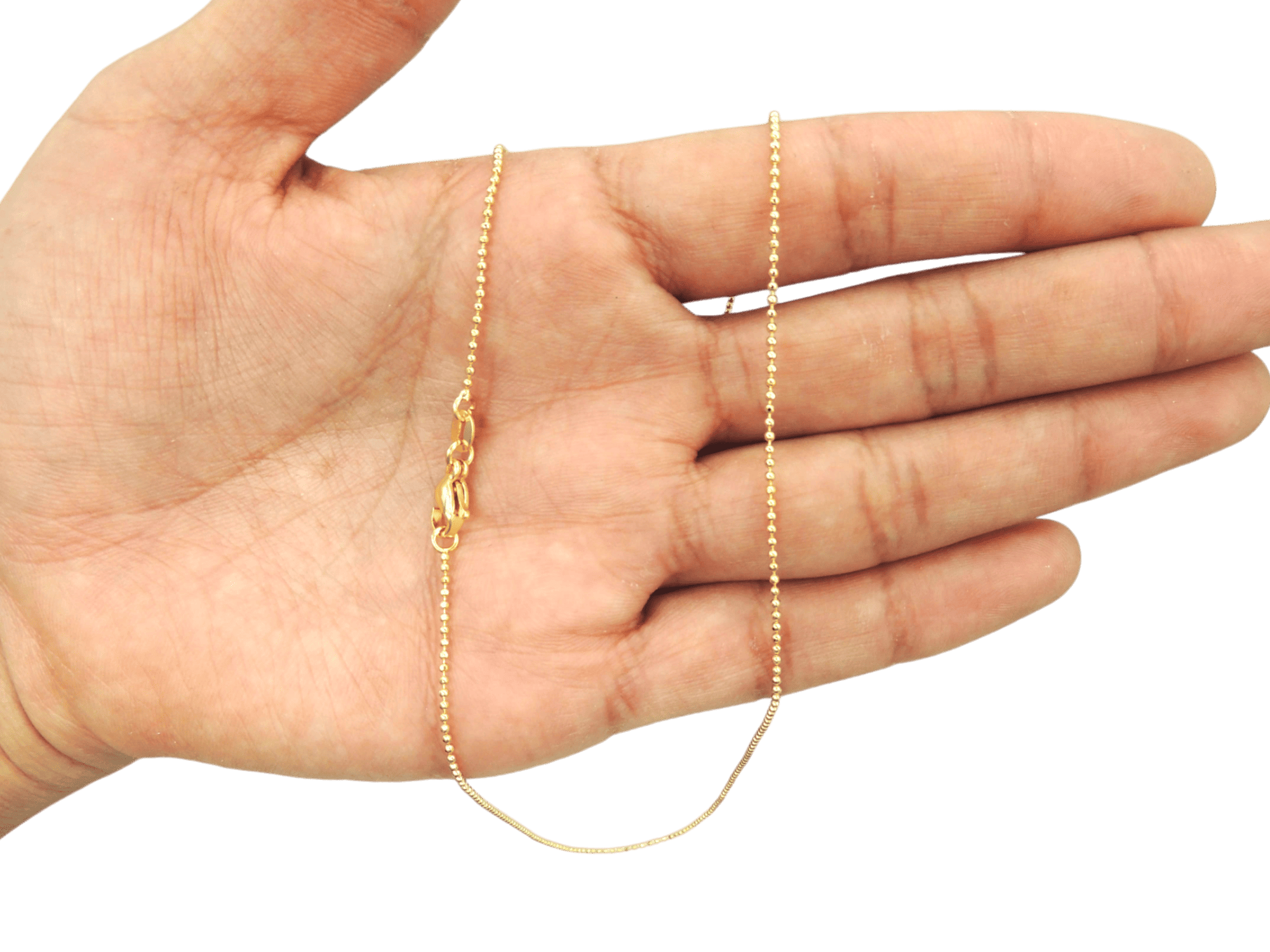 Cadena de acero inoxidable en color dorado | Mod 2 - Imagen 2