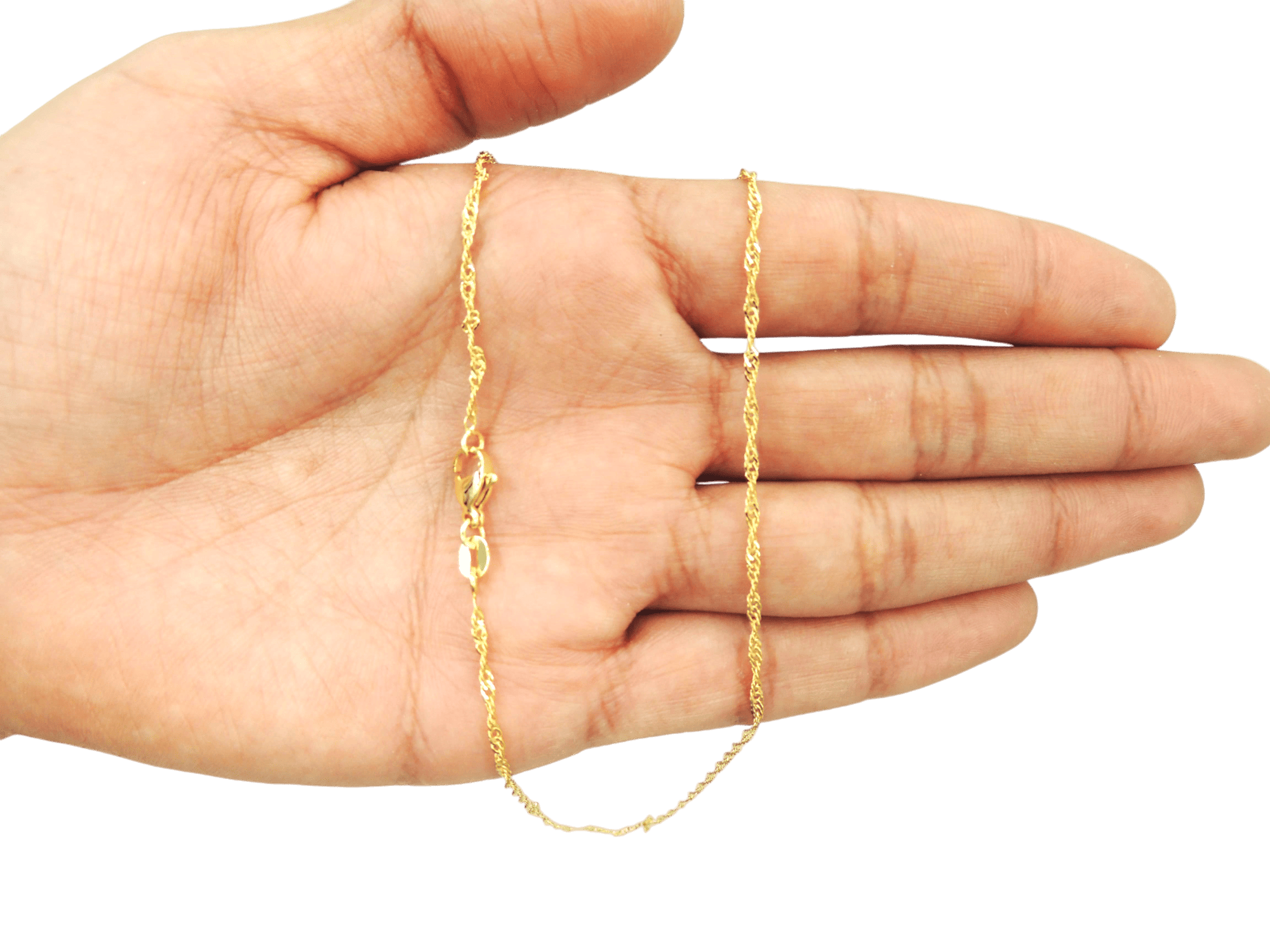 Cadena de acero inoxidable en color dorado | Mod 5 - Imagen 2