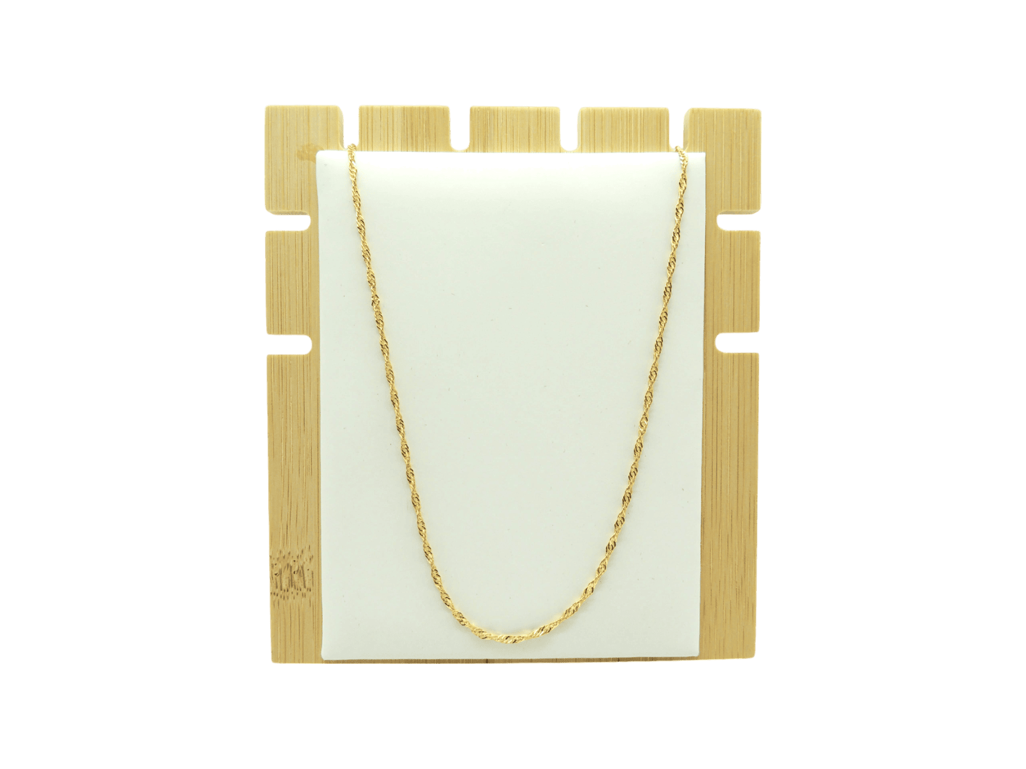 Cadena de acero inoxidable en color dorado | Mod 5