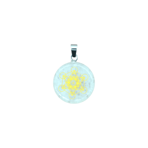 Dije de Metatrón de cuarzo blanco
