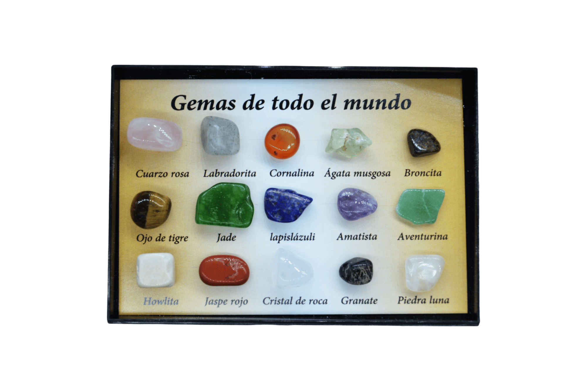 Muestrario de piedras naturales