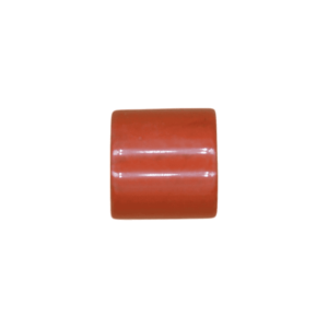 Tubo con perforación de piedra jaspe rojo | 9mm x 9mm